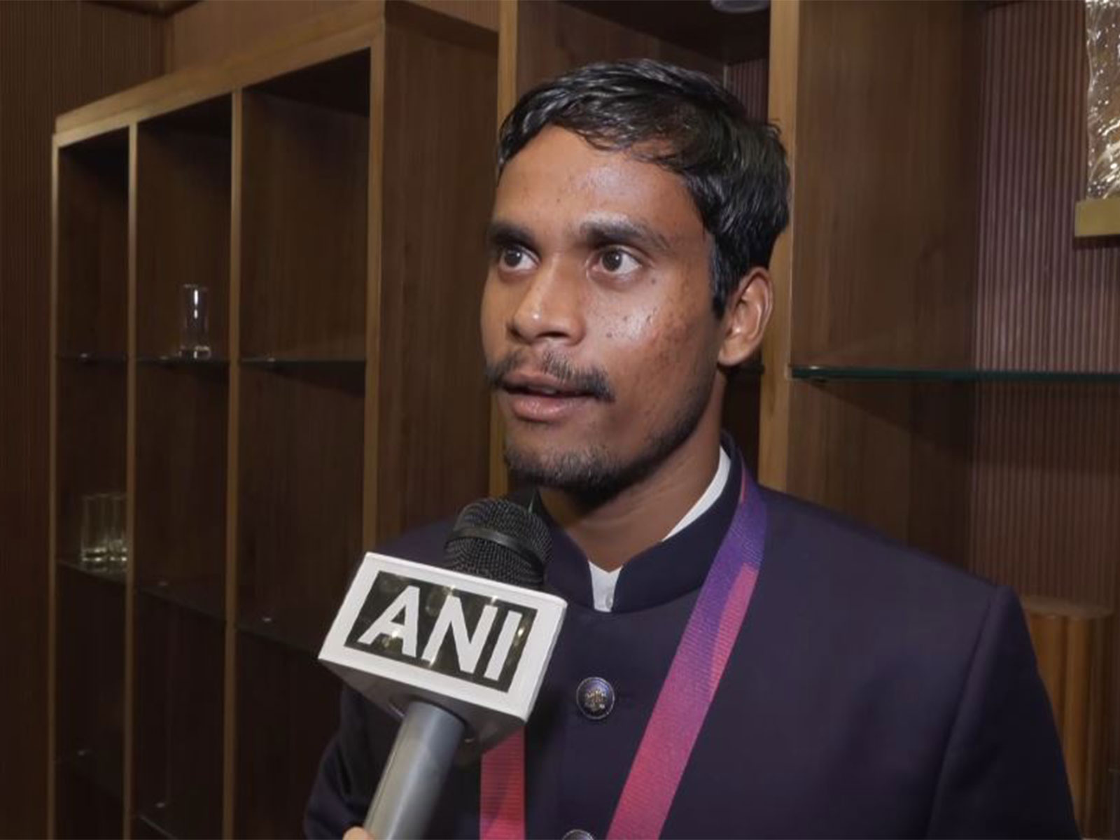 Indian para-athlete Dilip Mahadu Gavit. (Photo: ANI)