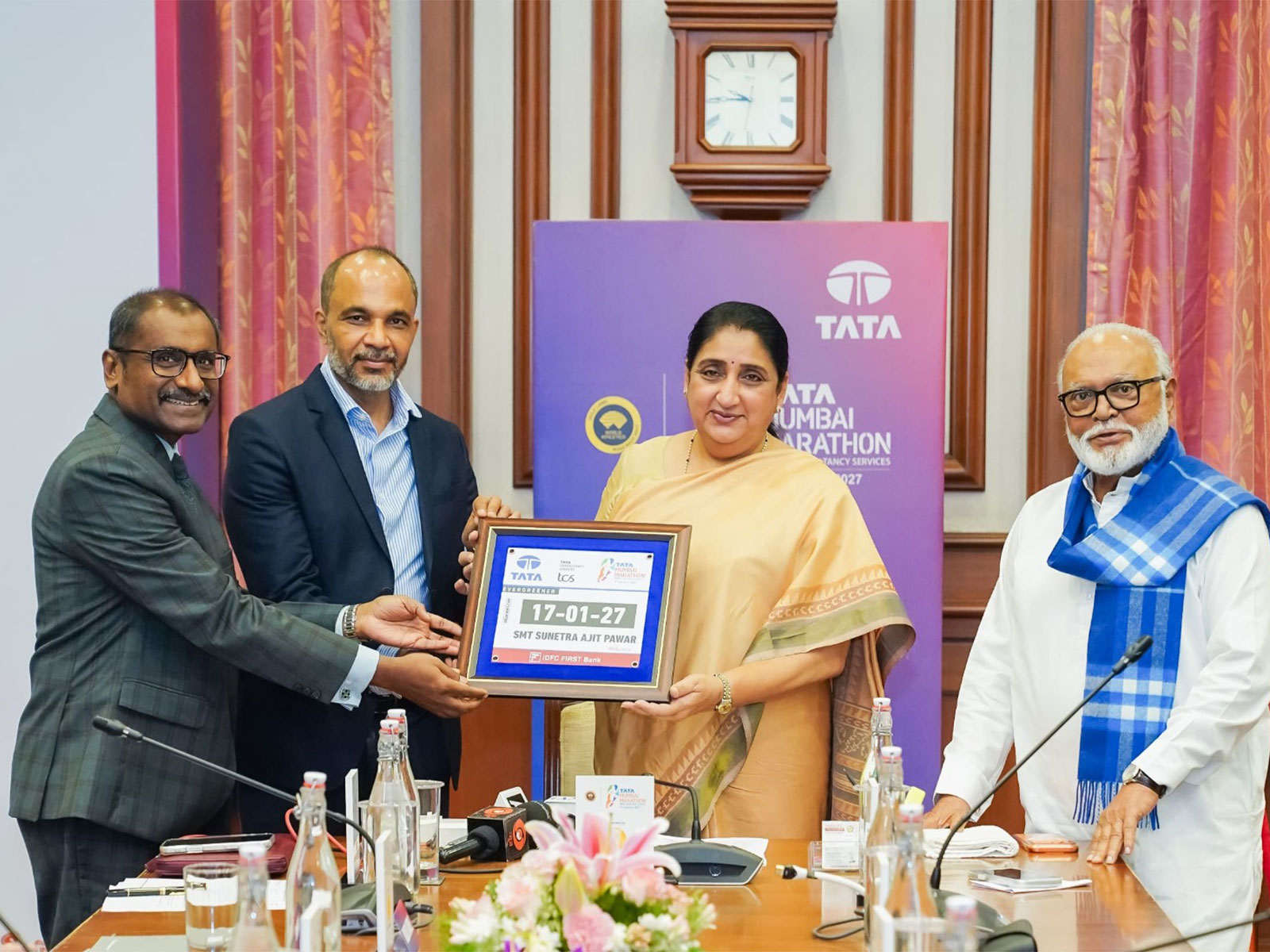 Maharashtra Deputy Chief Minister Sunetra Ajit Pawar unveils TMM 2026 socio-economic and health impact report (Photo: TMM)
