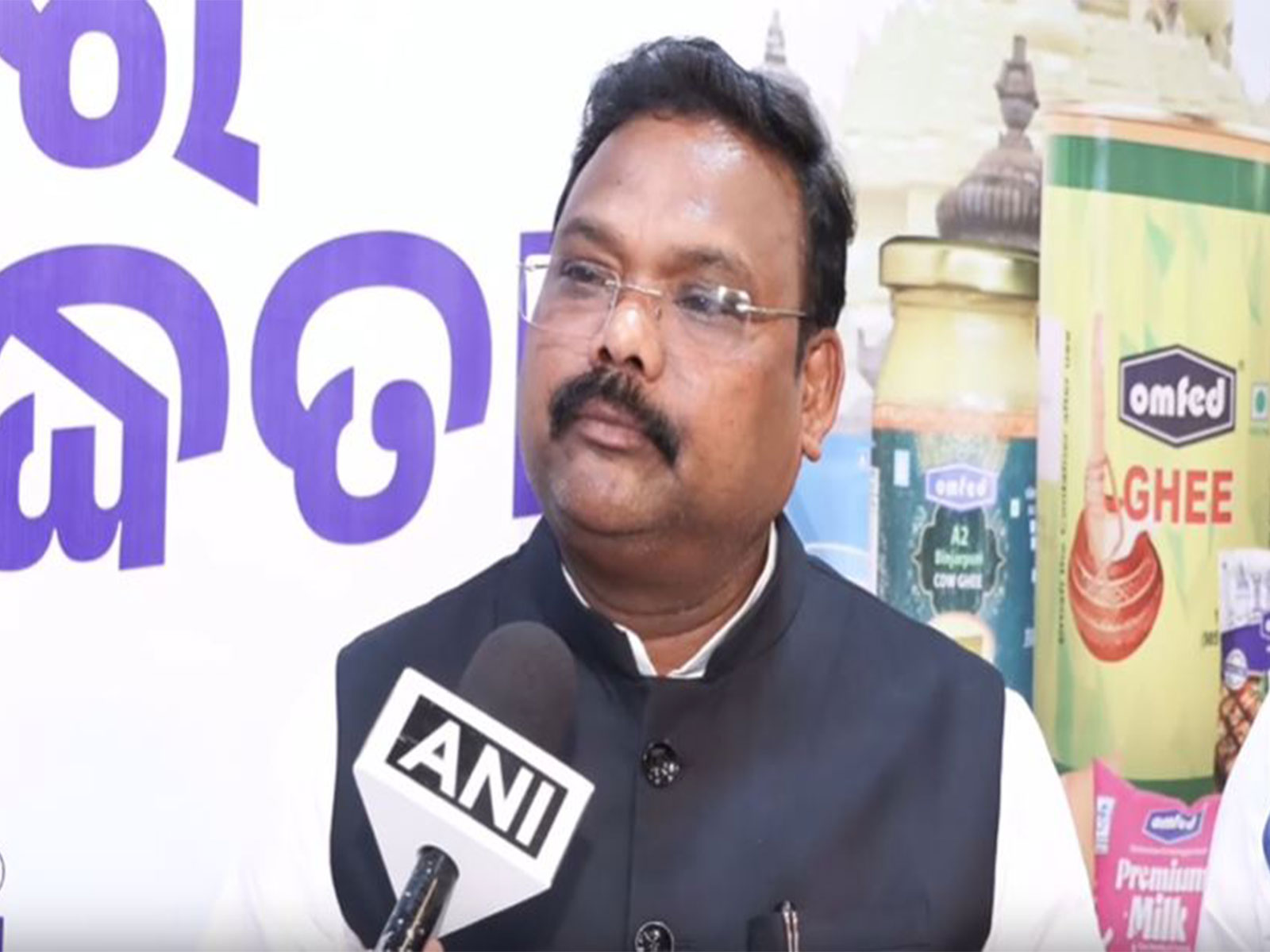 Odisha Minister of Animal Husbandry and Fisheries Gokulananda Mallick (Photo/ANI)