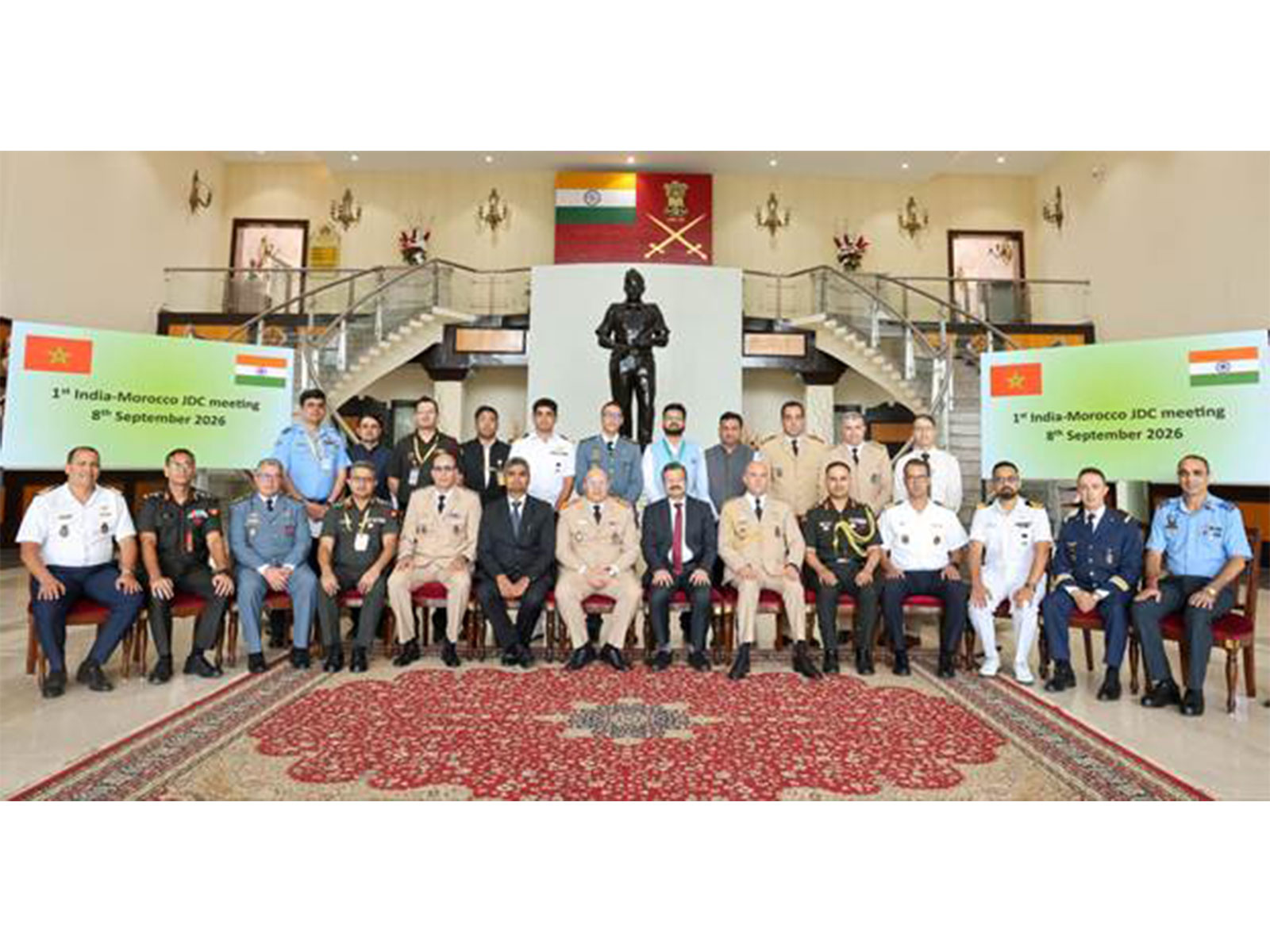 Inaugural Joint Defence Committee meeting between India and Morocco held in New Delhi (Photo/PIB)
