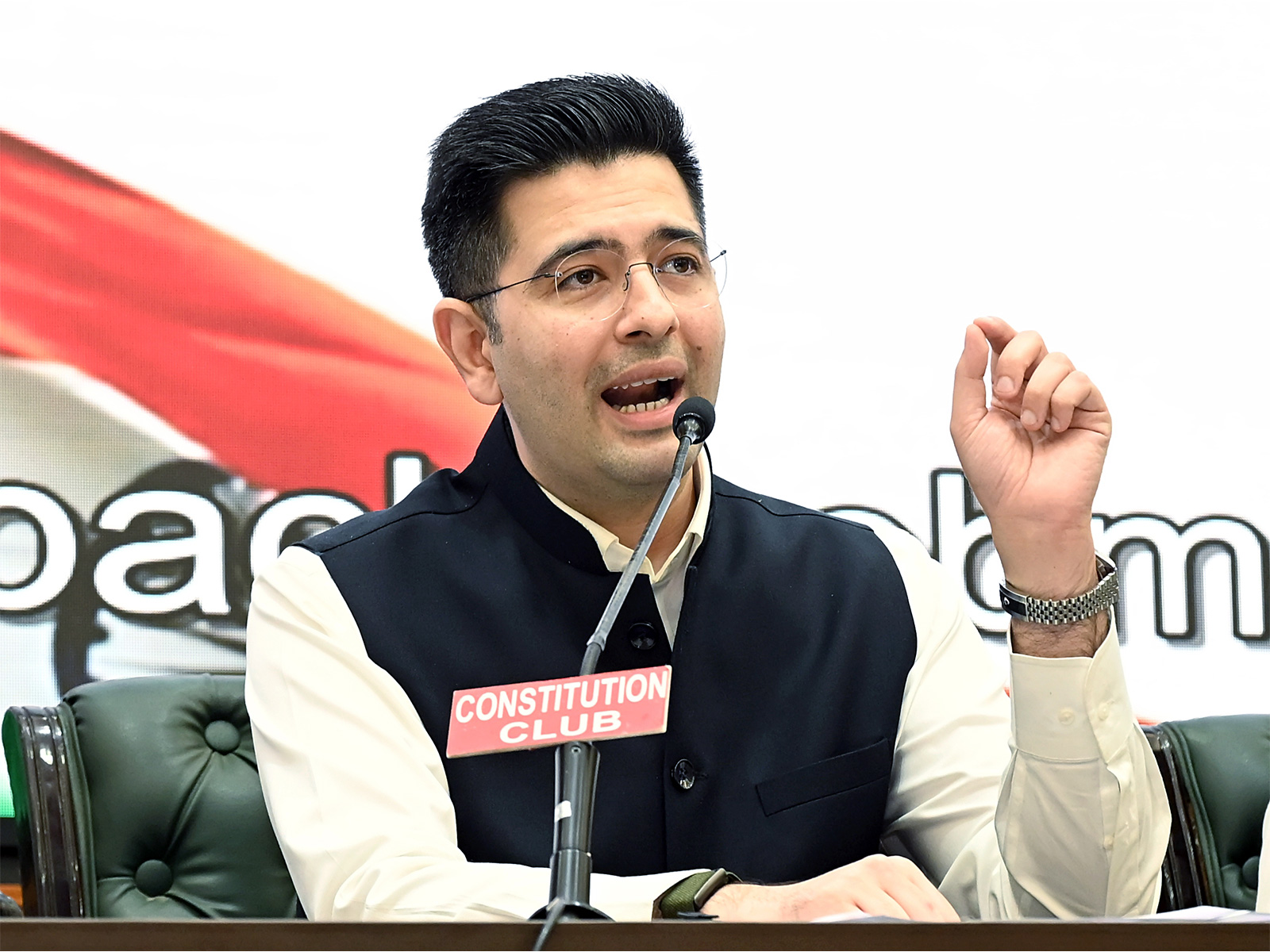 BJP Rajya Sabha MP Raghav Chadha (File photo/ANI)