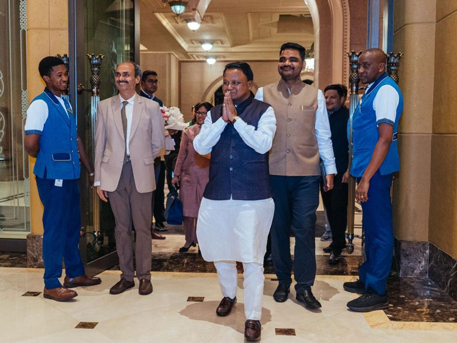 Odisha CM Mohan Charan Majhi arrives in Abu Dhabi, begins Odisha's UAE investment outreach (Photo: x/@MohanMOdisha)