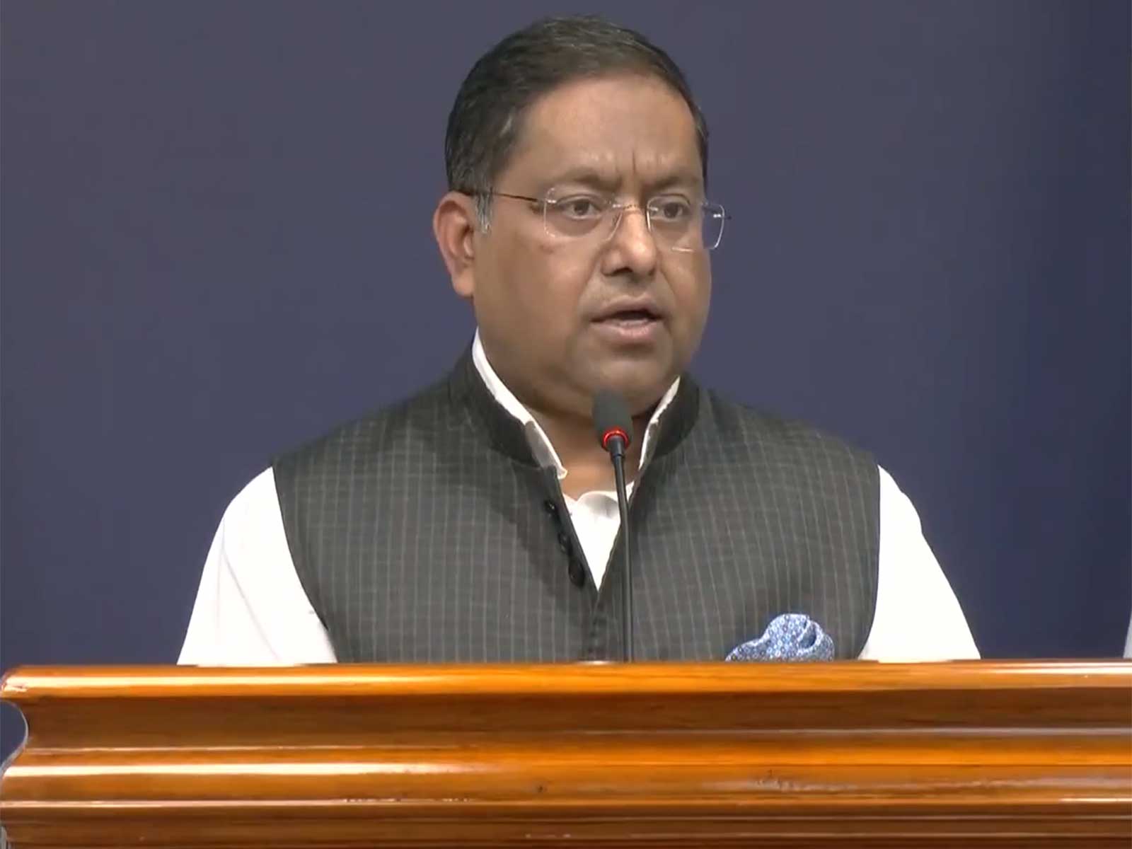 MEA Official Spokesperson Randhir Jaiswal (Photo/ANI)