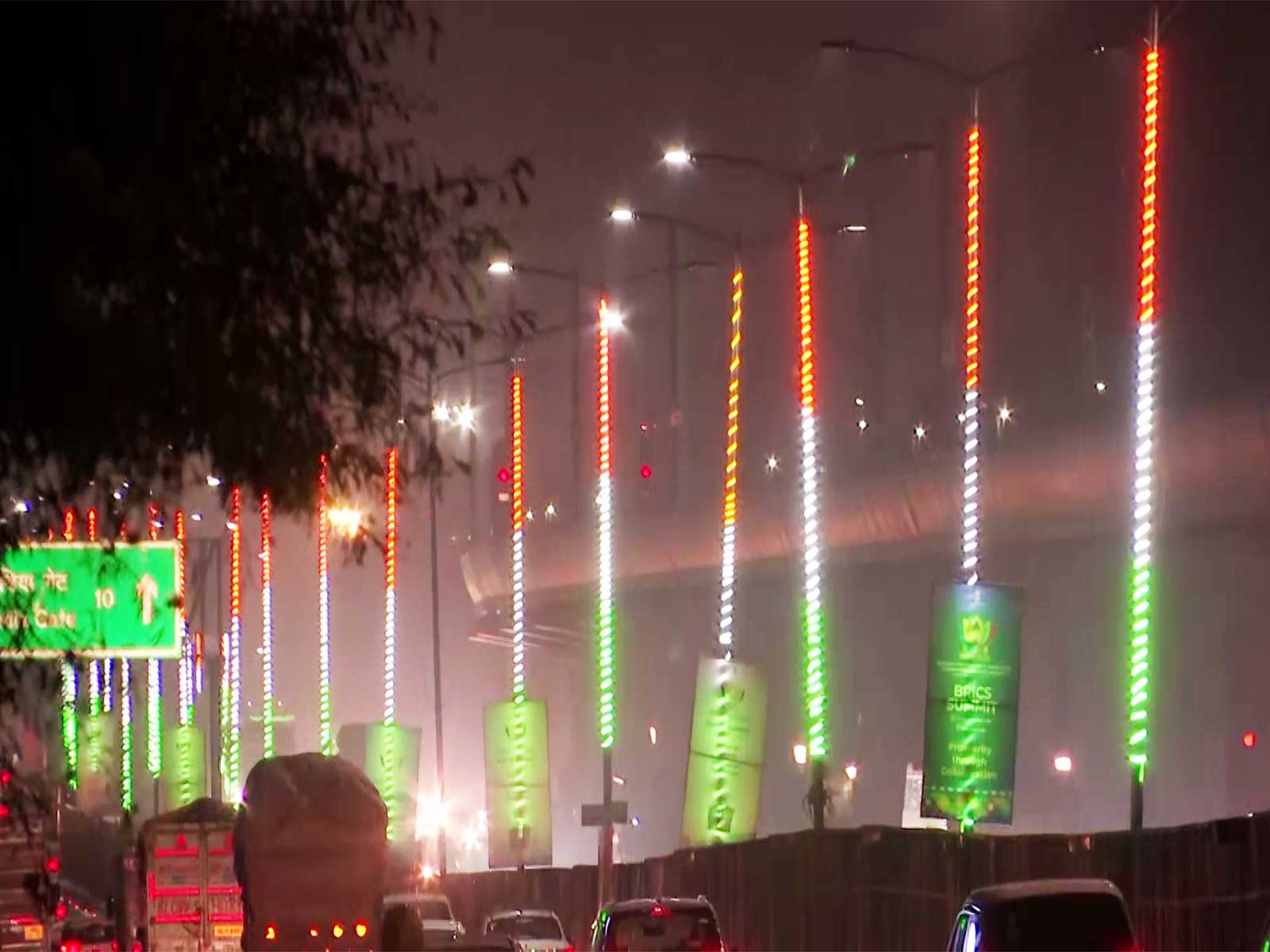 Visual from Delhi's Dhaula Kuan area (Photo/ANI)