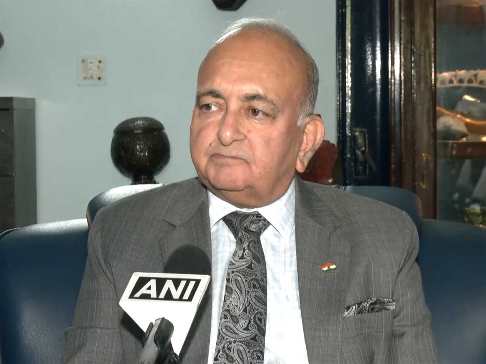 Former senior diplomat Mahesh Sachdev (Photo/ANI)