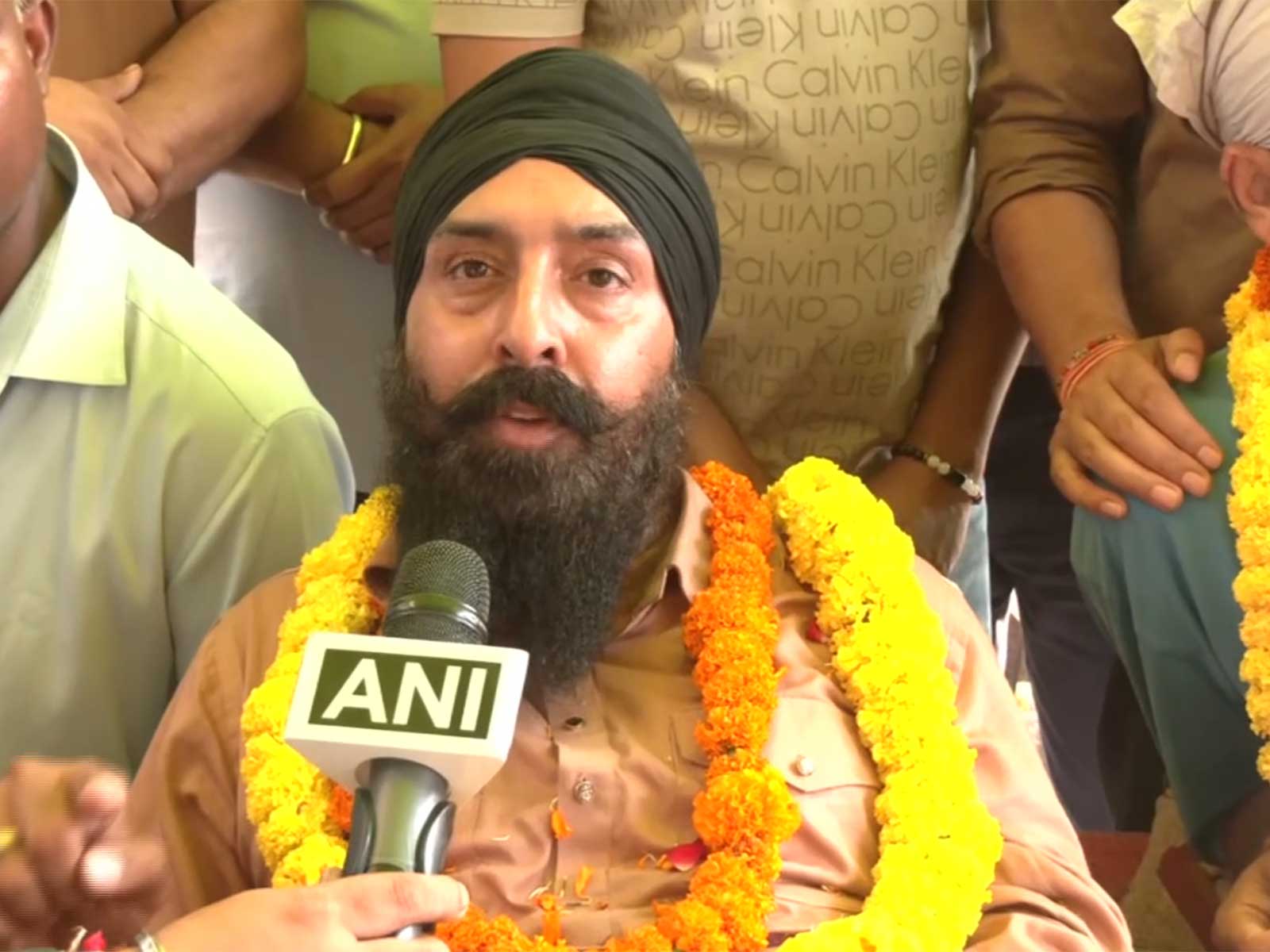 Chandigarh Cab union president Amandeep Singh (Photo/ANI)