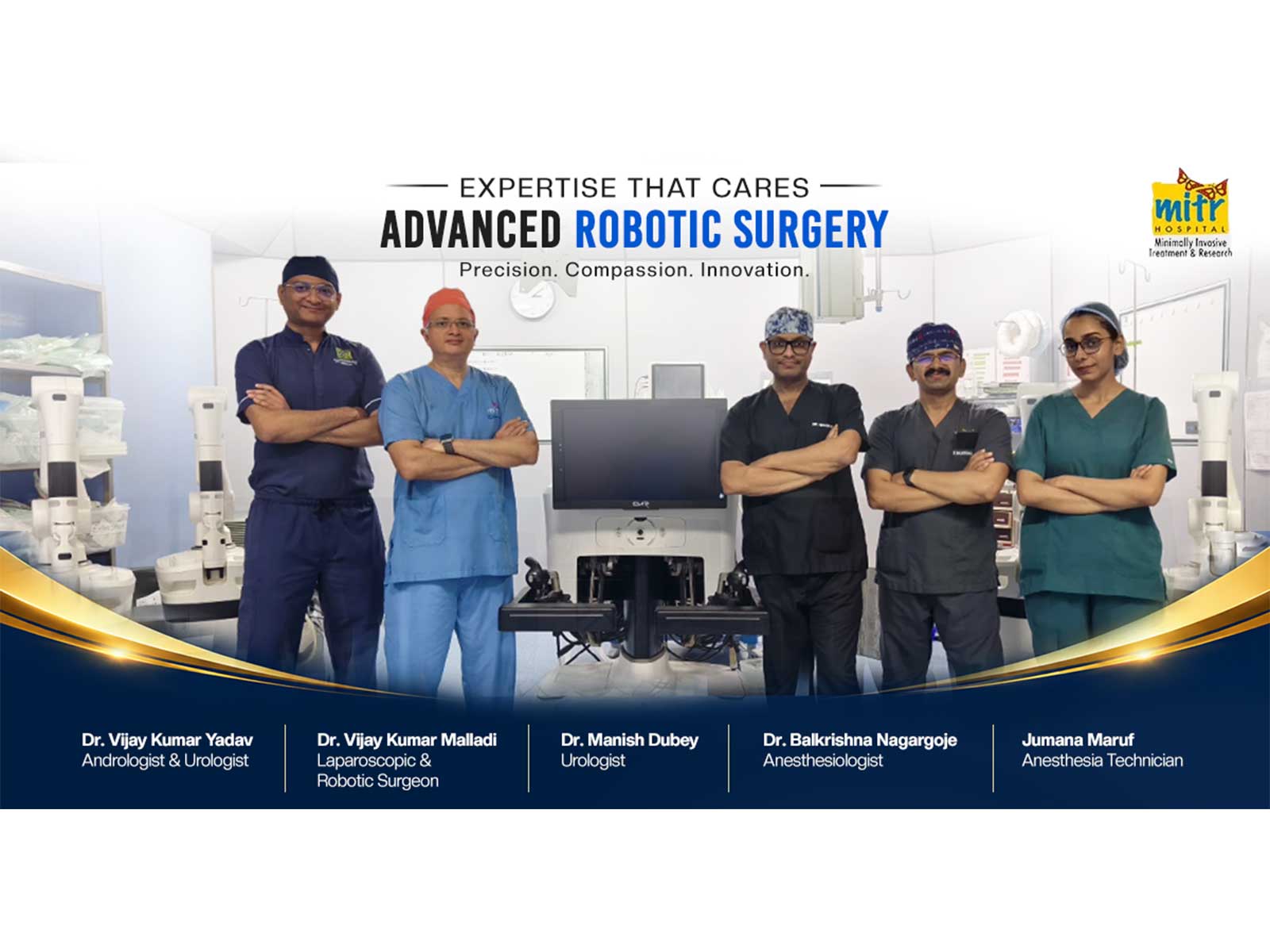 Advanced robotic surgery at MITR Hospital offers renewed hope and improved quality of life to a patient living with Crohn’s disease