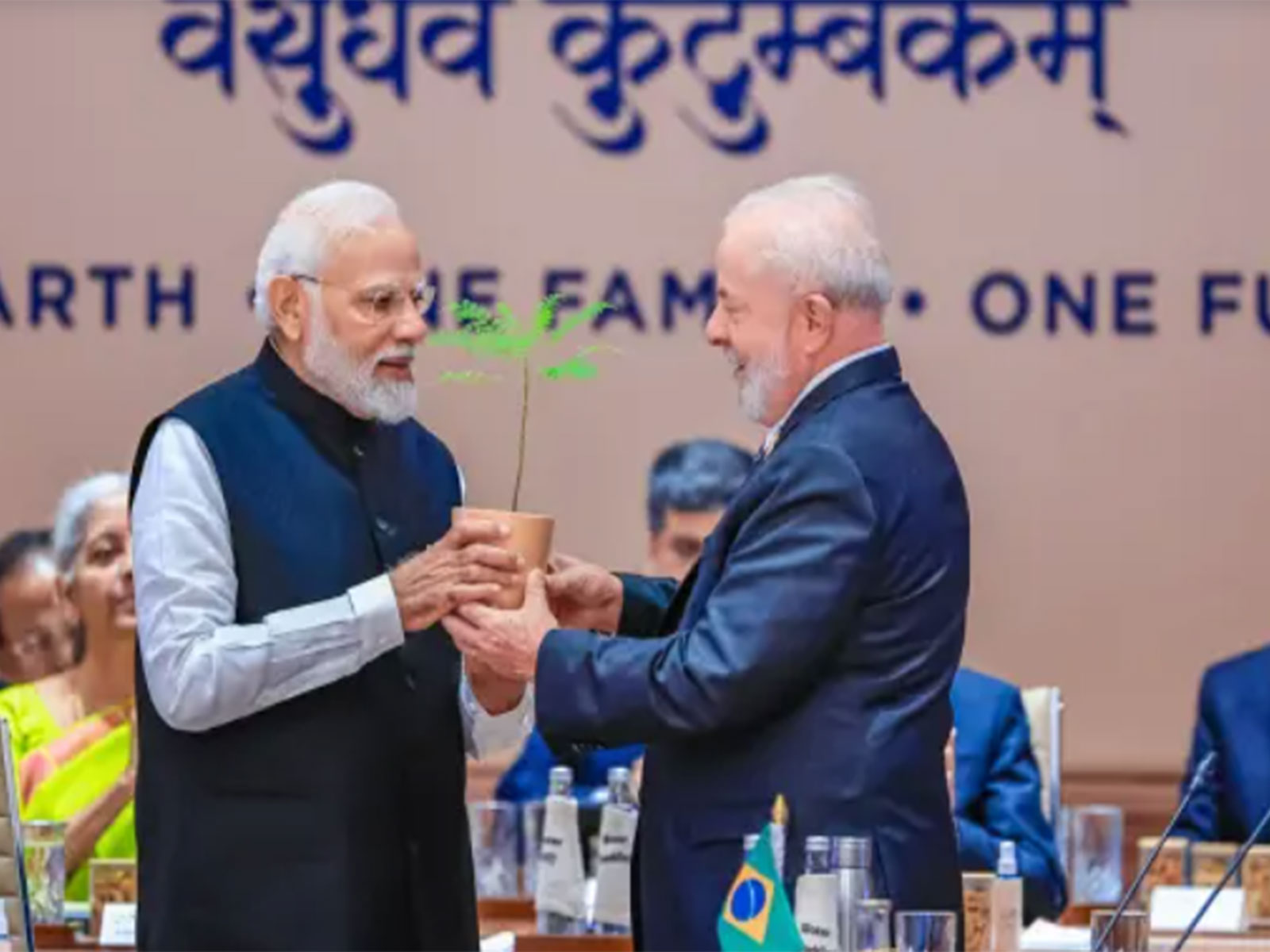 Prime Minister Narendra Modi with Brazilian President Luiz Inacio Lula da Silva (Photo/Brasil 247)