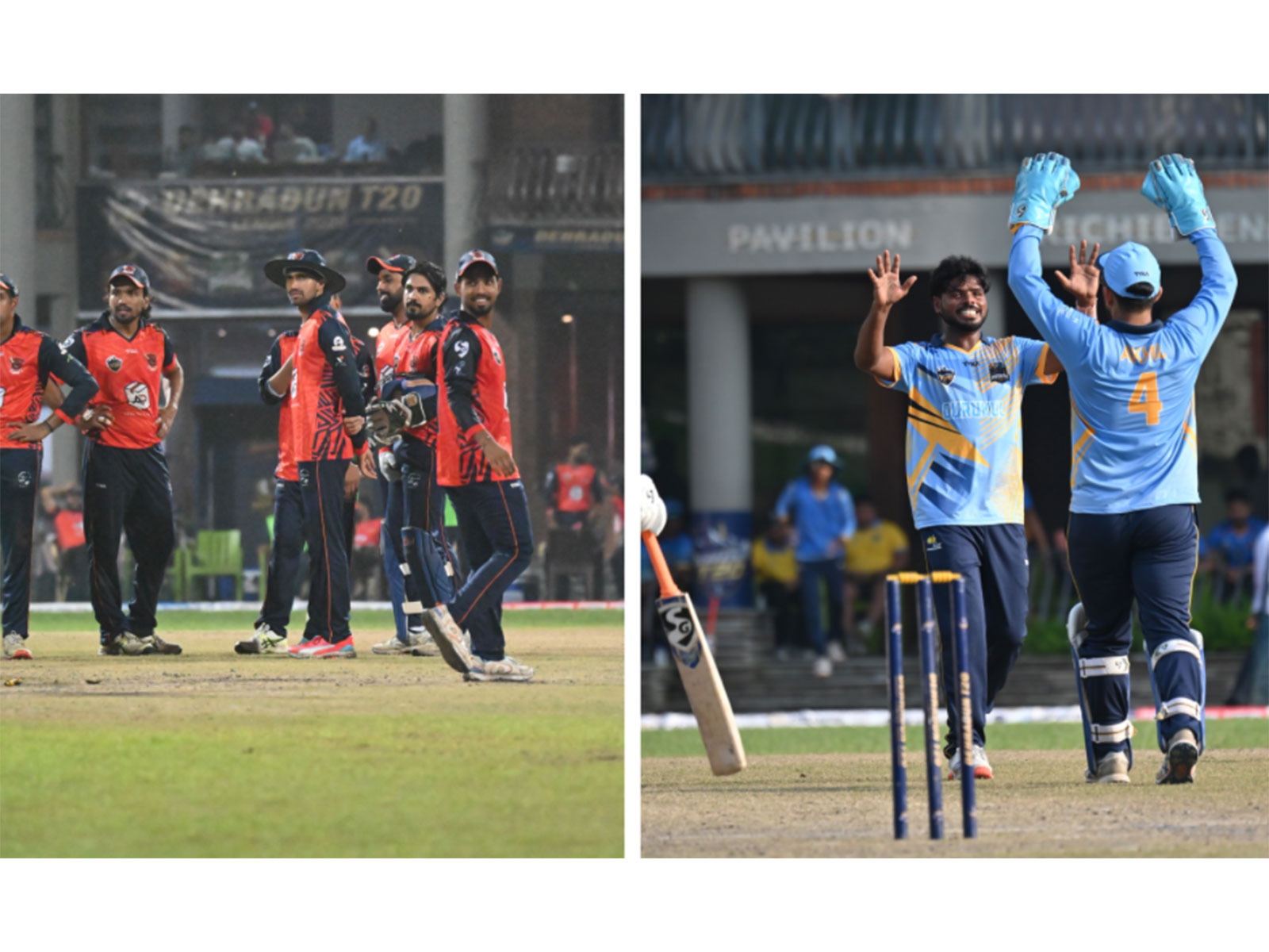 Mussoorie Thunders and Selaqui Strikers players (Photo: Dehradun T20 League)