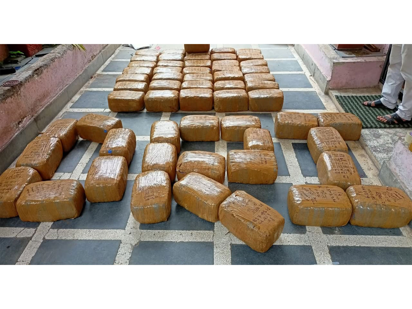  DRI seizes 375.95 kg ganja (Photo/DRI)