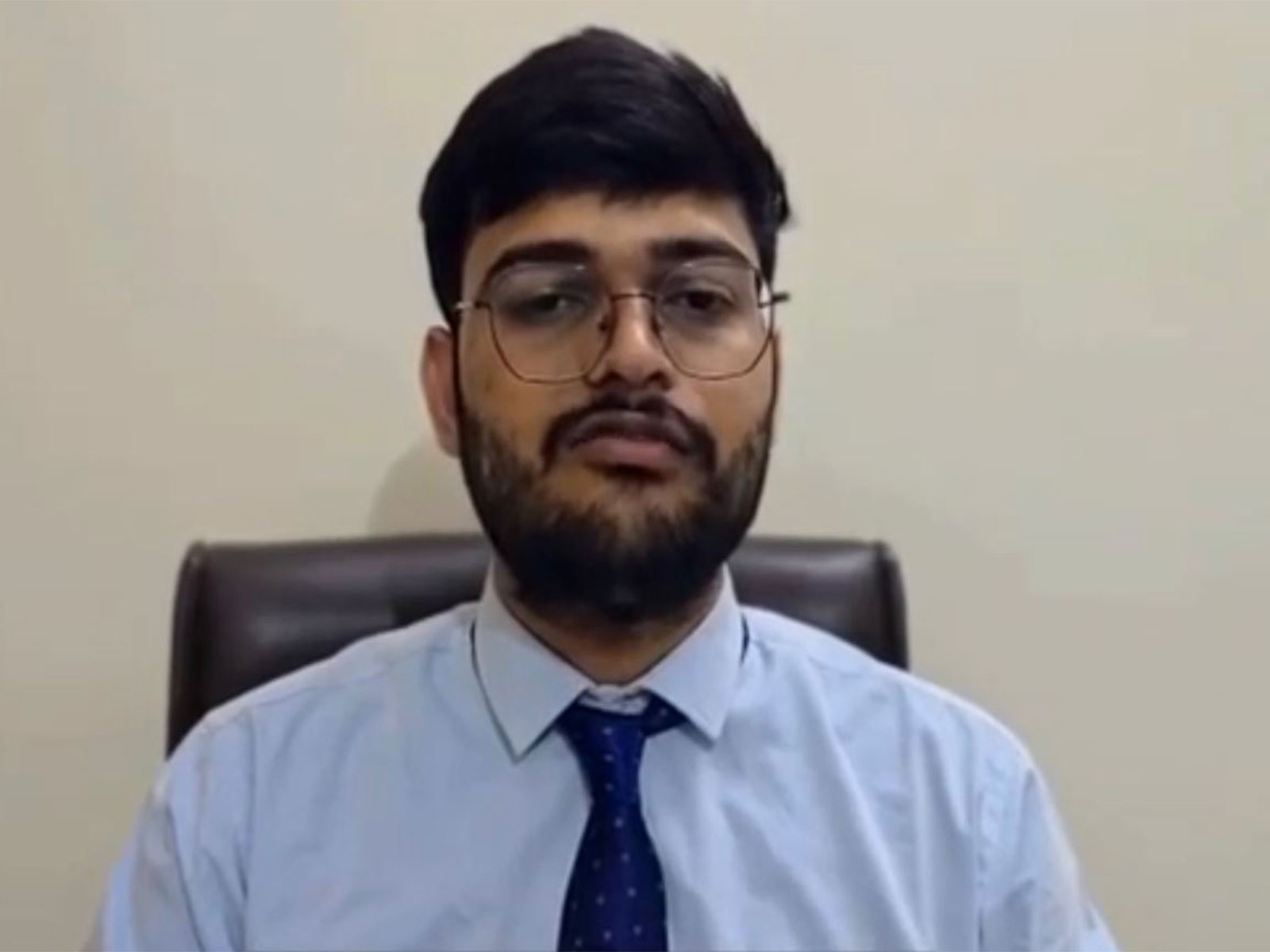 Yash Kashyap, representative of Rajasthan Samgrah Kalyan Sansthan (RSKS India) (Photo/ANI)
