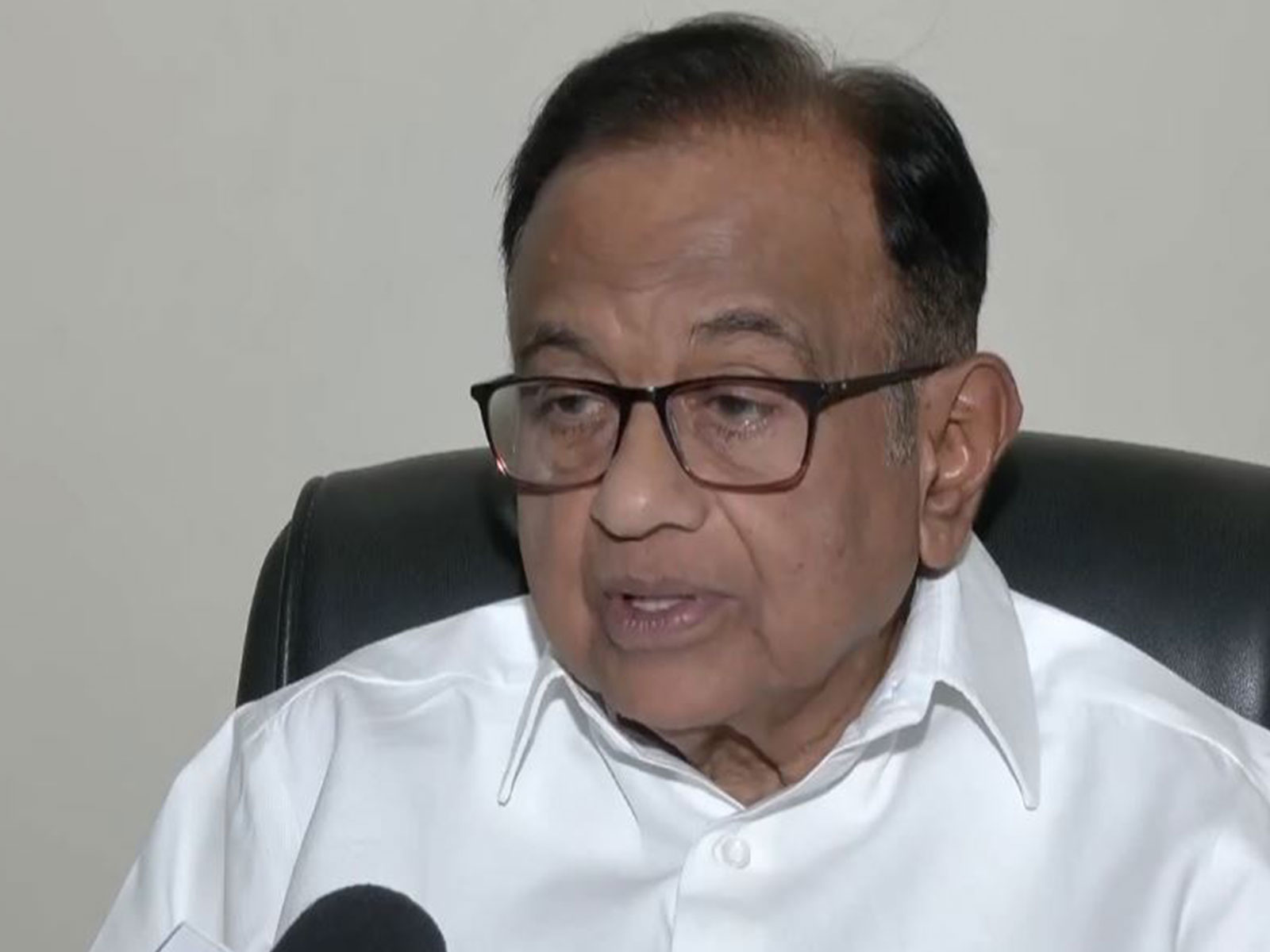 Former Union Minister and Congress leader P Chidambaram (Photo/ANI)
