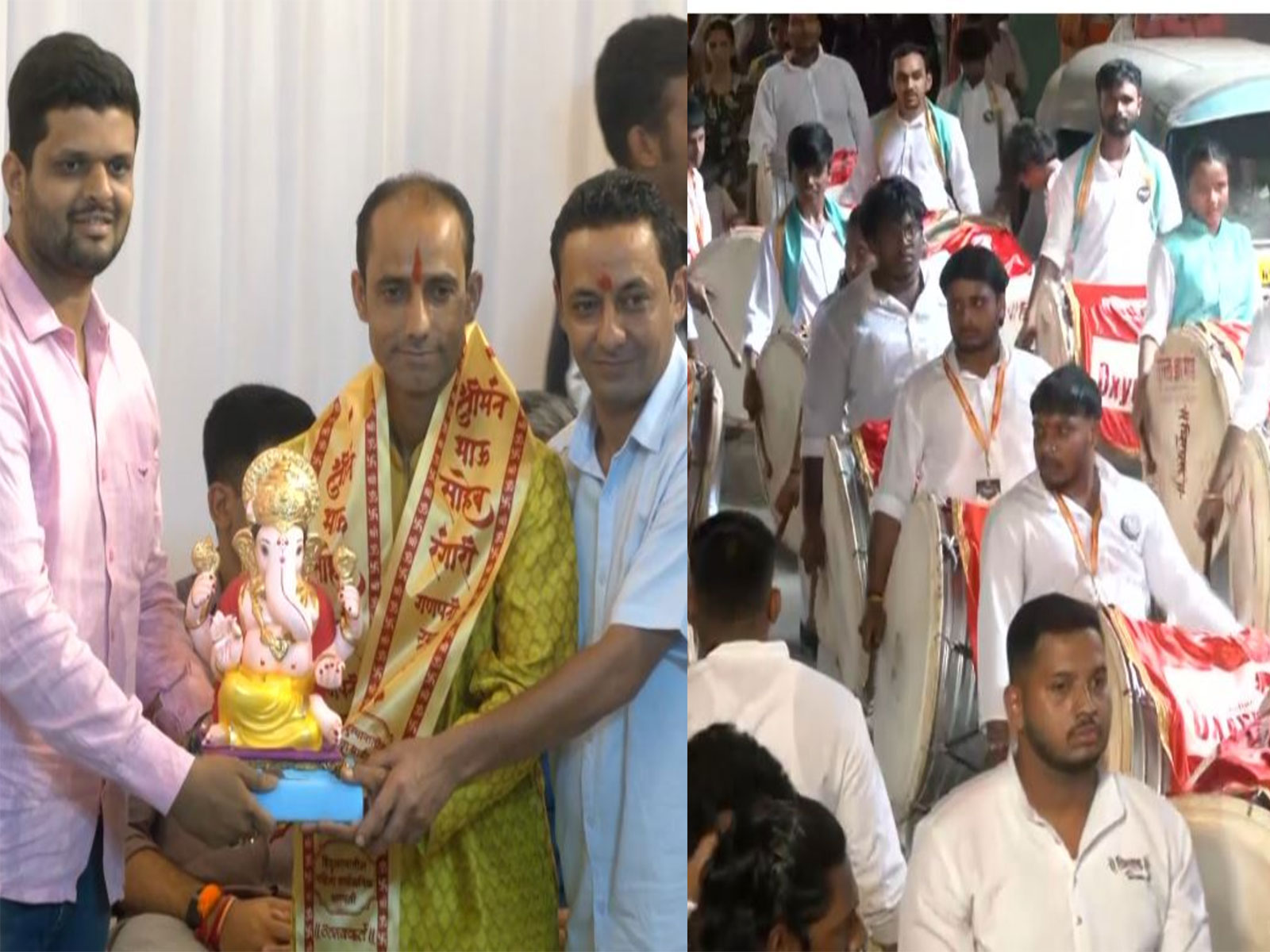Statues of Lord Ganesha handed over to Kashmiri Pandits (Photos/ANI)