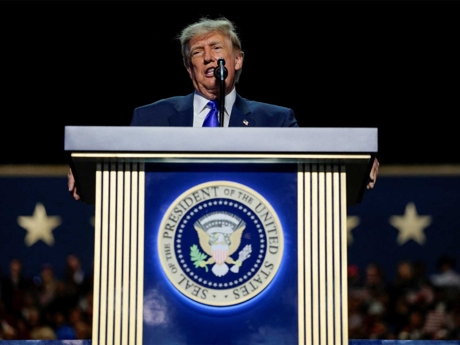 US President Donald Trump speaks at the 2026 Republican Convention (Photo/Reuters)