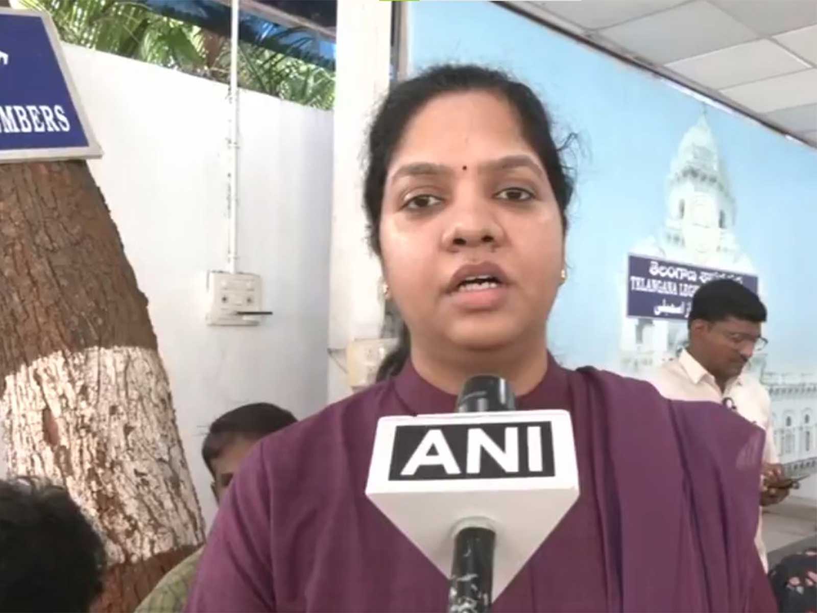 Congress MLA Chittem Parnika Reddy (Photo:ANI)