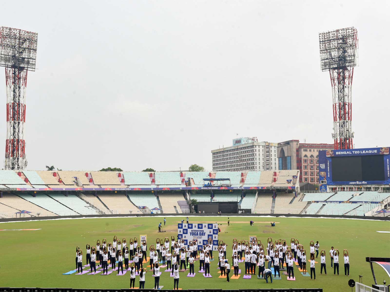 Eden Gardens in Kolkata. (Photo: ANI)