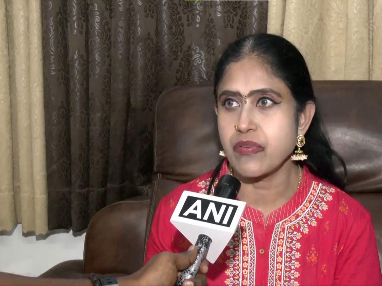 TVK leader S Vijayadharani (Photo:ANI)
