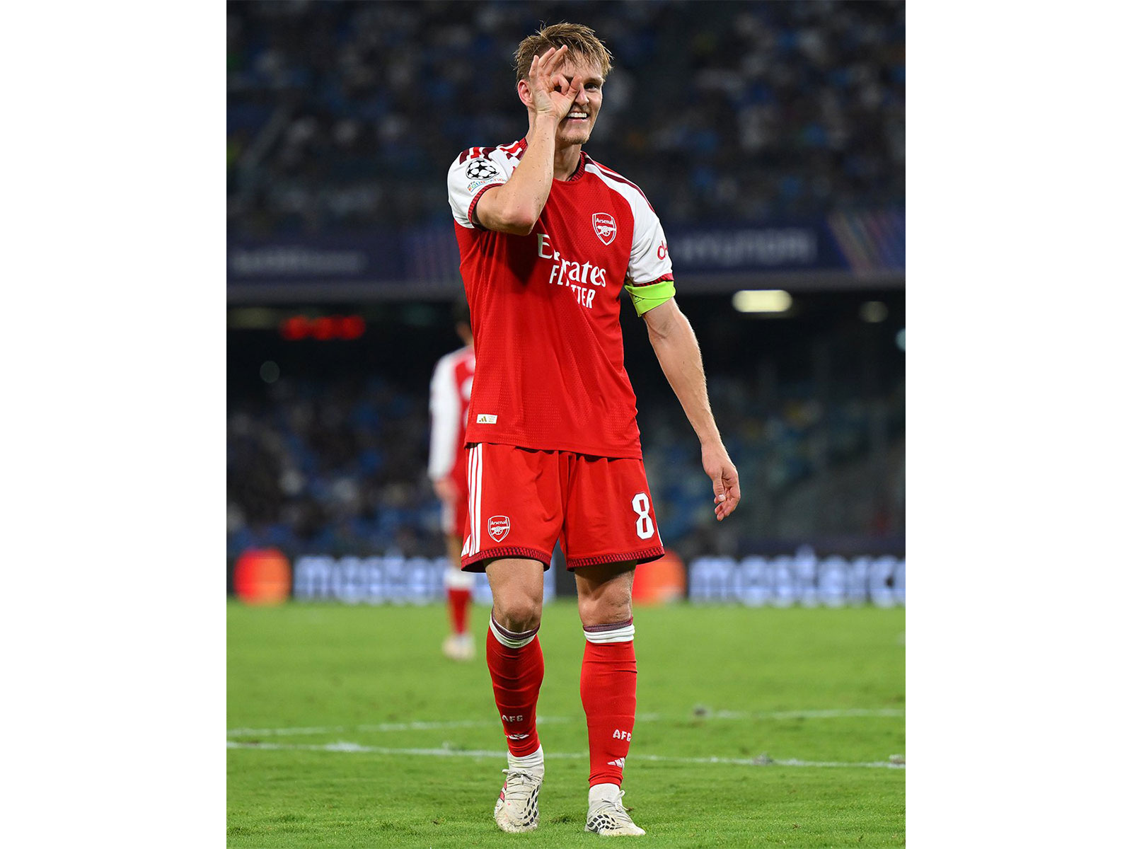 Arsenal skipper Martin Odegaard. (Photo: X/ @ChampionsLeague)