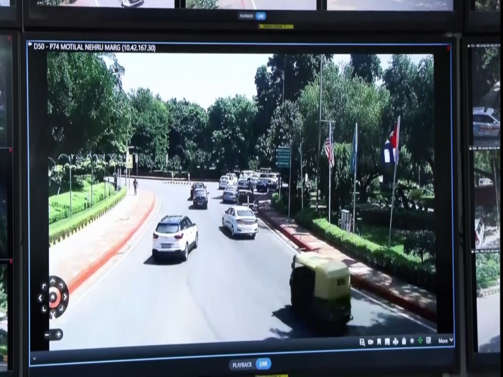 Delhi Police deploys 500 CCTV cameras, strengthens security grid around Bharat Mandapam (Photo:ANI) 
