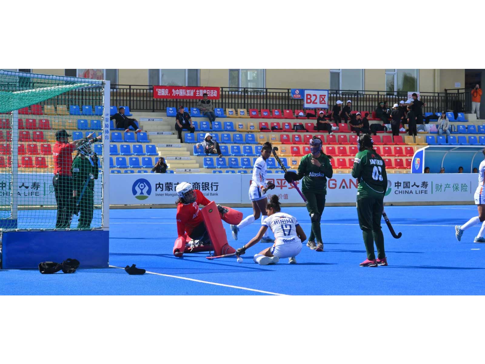 India in action against Pakistan. (Photo: Hockey India)