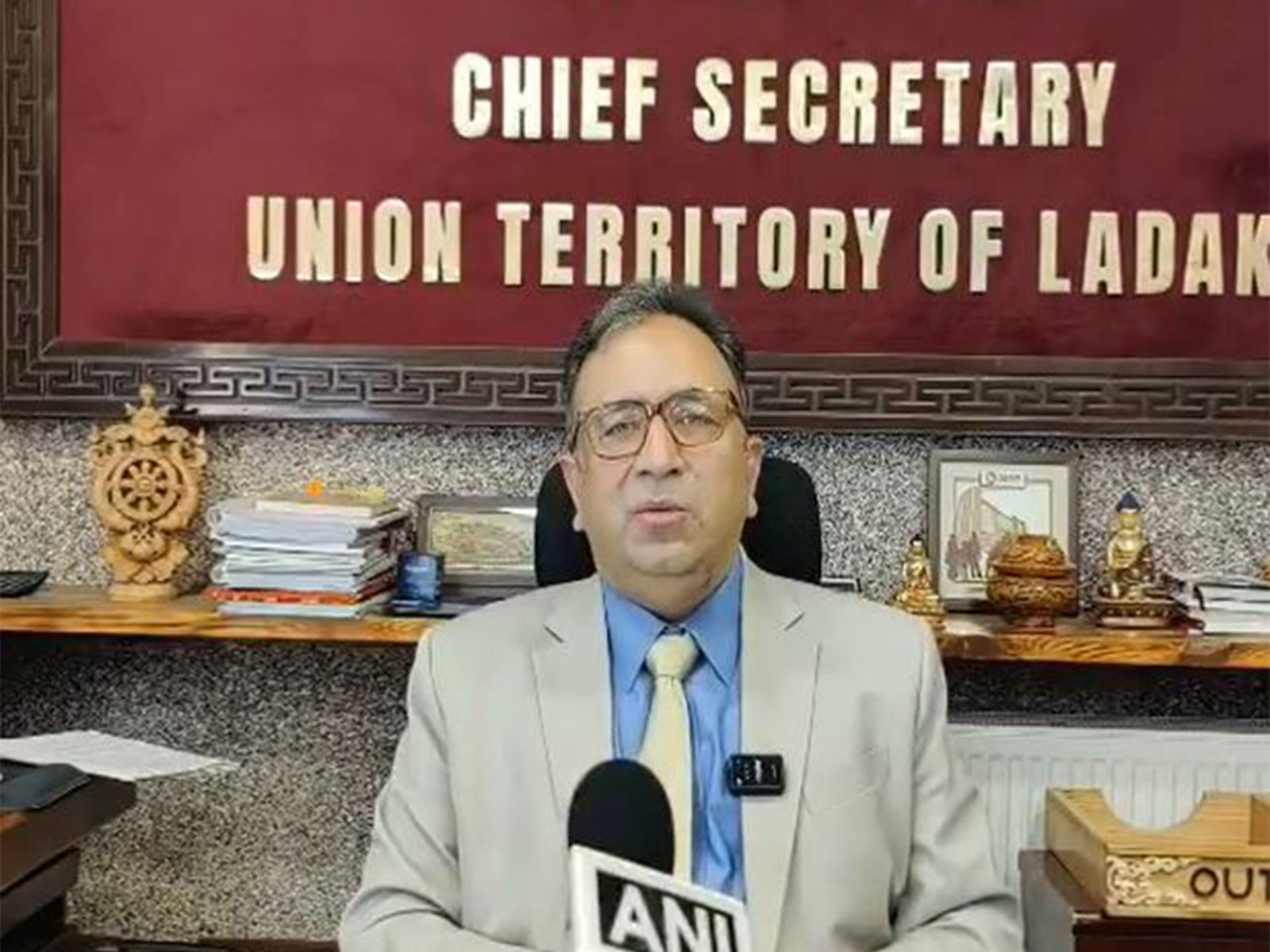 Chief Secretary of the Union Territory of Ladakh, Ashish Kundra (Photo/ANI)