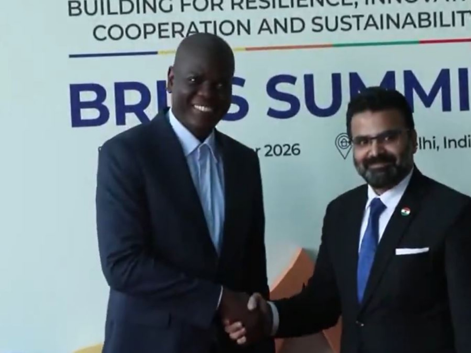 South African Minister Lamola arrives in India ahead of BRICS Summit (Photo/ANI)