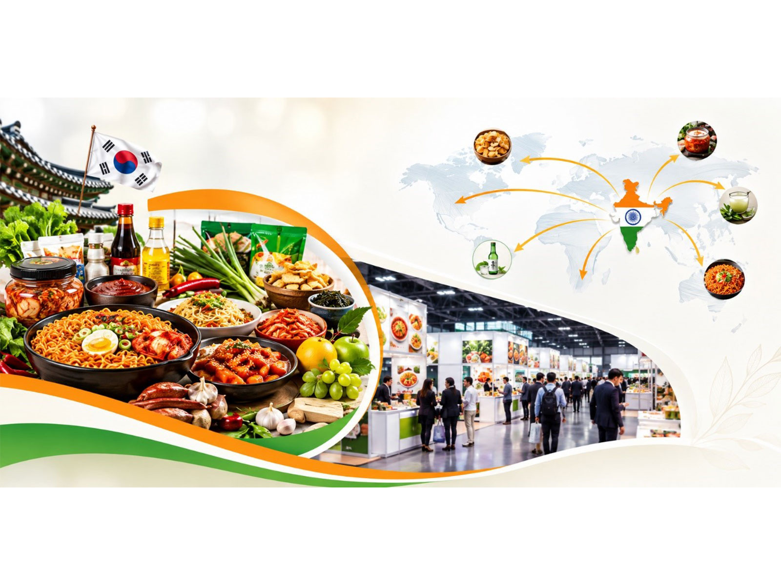 Korean food brands across beverages, produce, snacks, sauces and noodles connect with Indian buyers at Mumbai’s leading international food and beverage trade show.
