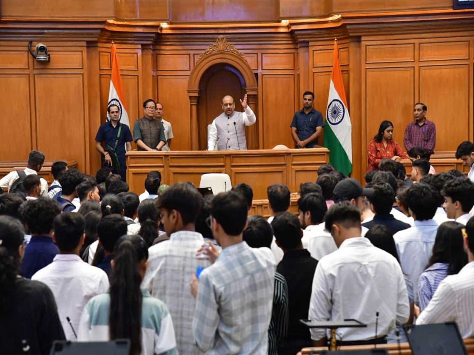 Delhi Legislative Assembly Speaker Vijender Gupta (Photo/Delhi Assembly)