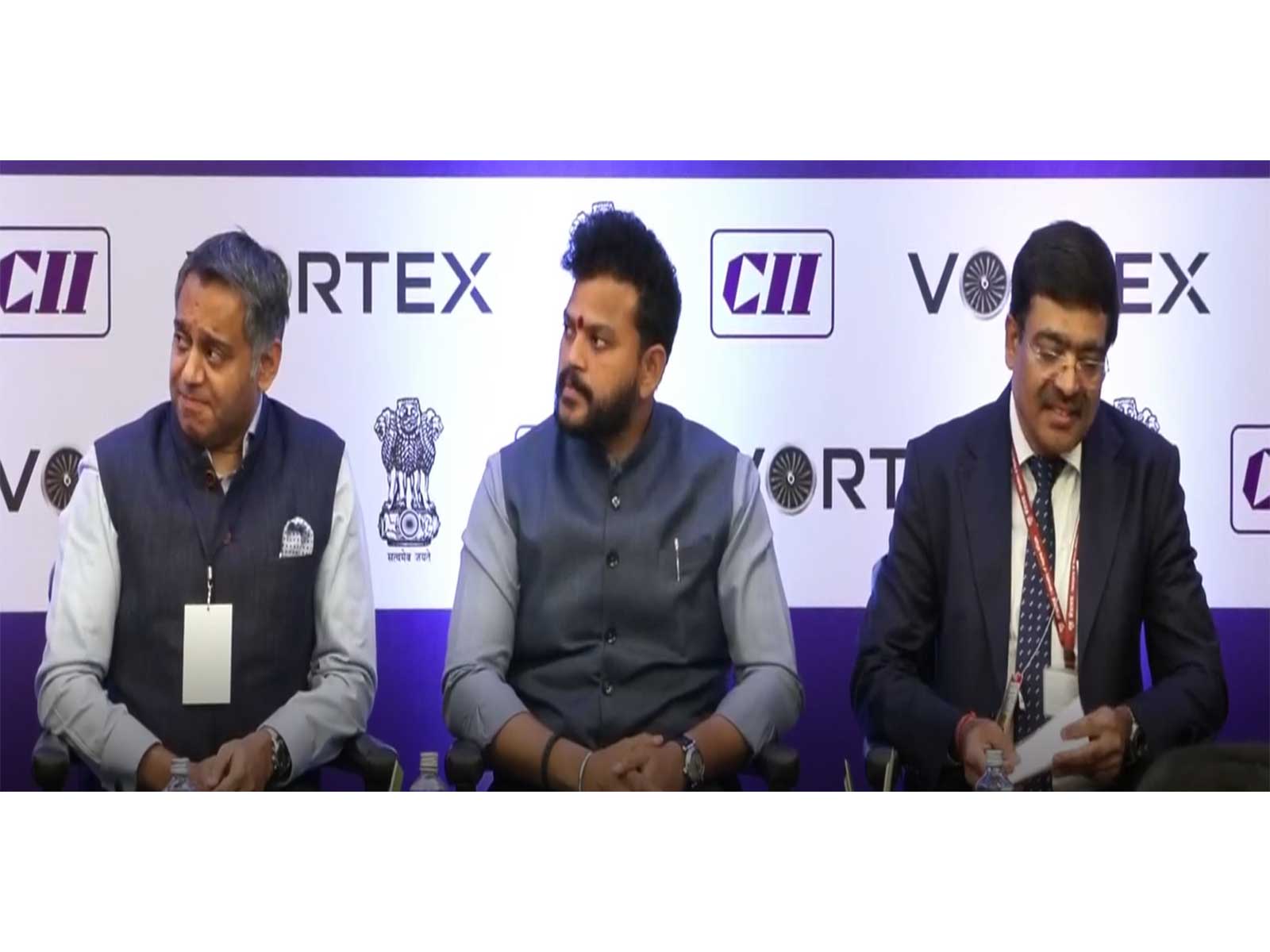 Union Civil Aviation Minister Kinjarapu Ram Mohan Naidu at the event (Photo/ANI)
