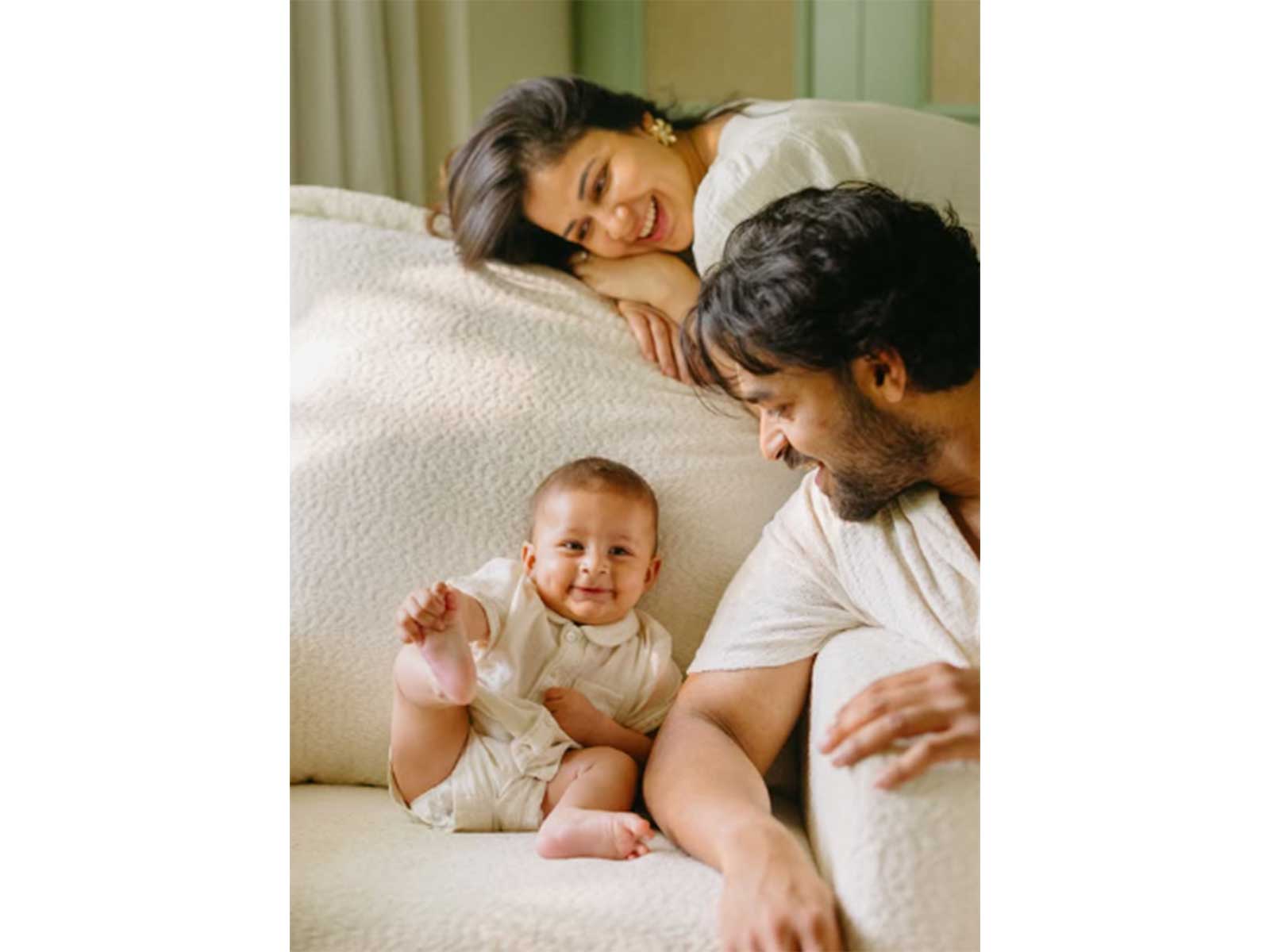 Varun Tej and Lavanya Tripathi' son (Image source: Varun's Instagram)