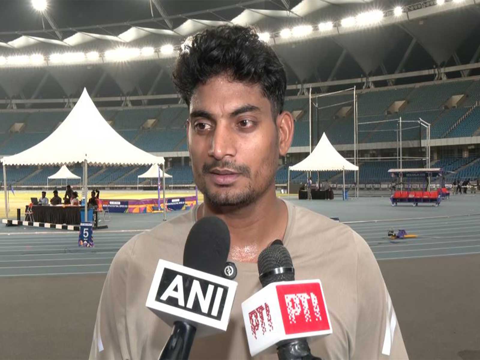 Indian javelin thrower Neeraj Yadav. (Photo: ANI)
