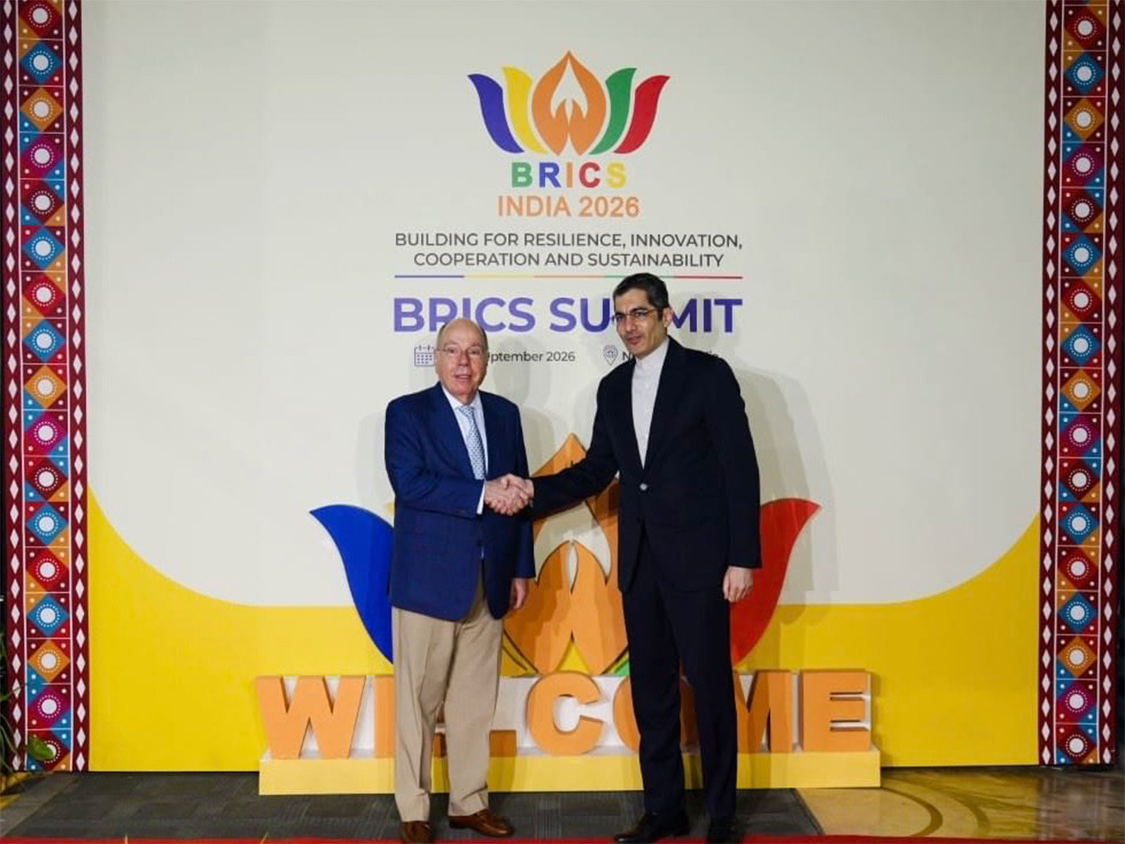 Brazilian Foreign Minister Mauro Vieira in New Delhi ahead of the BRICS Summit (Photo/X/@MEAIndia)