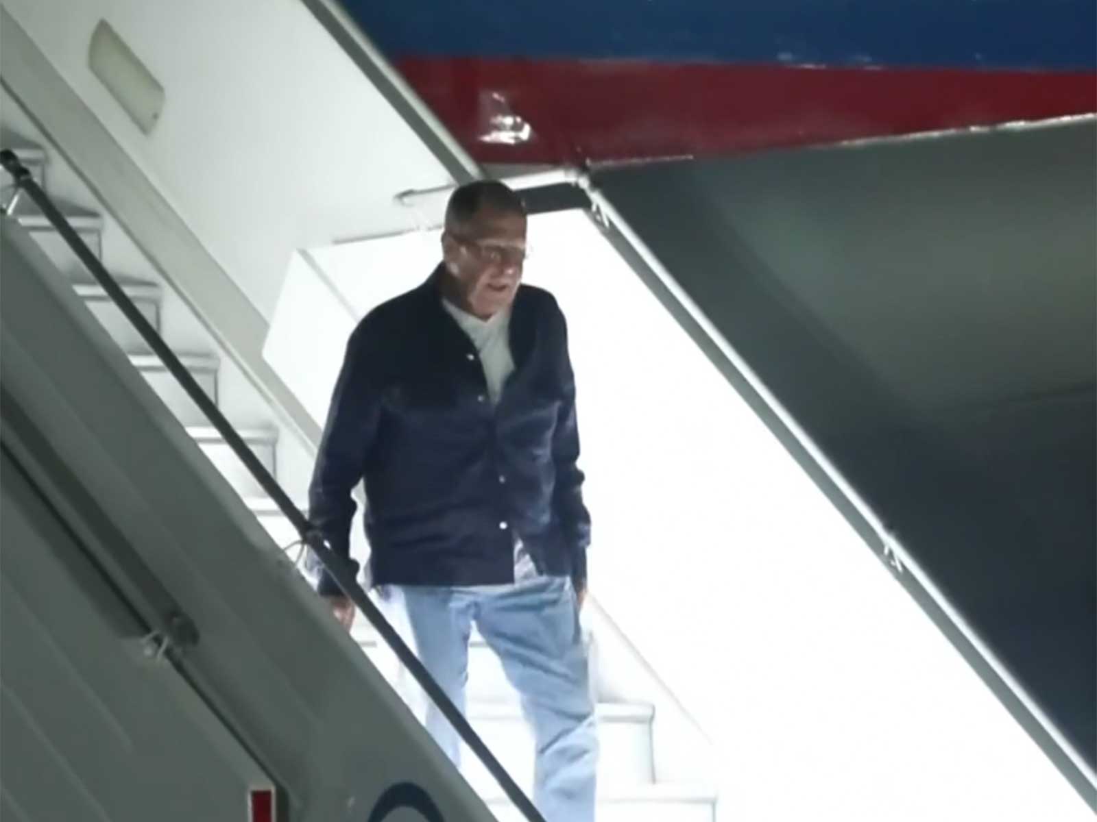  Russian Foreign Minister Sergey Lavrov arrives in New Delhi (Photo/ANI)