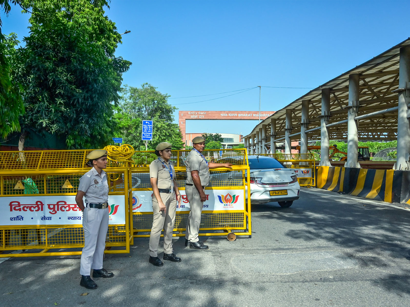 Security Tightened in Delhi Ahead of BRICS Summit (Photo/ANI)