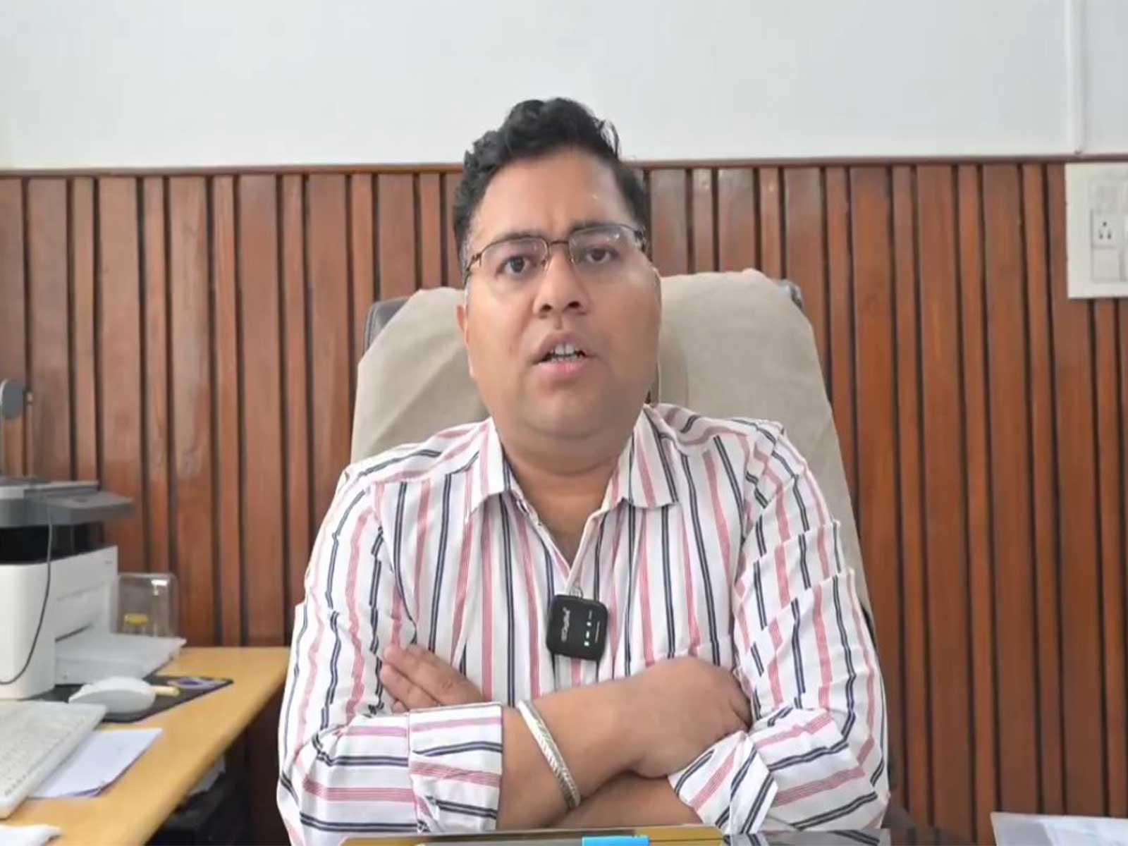 Rudraprayag District Magistrate Vishal Mishra (Photo X/Rudraprayag Police Uttarakhand)