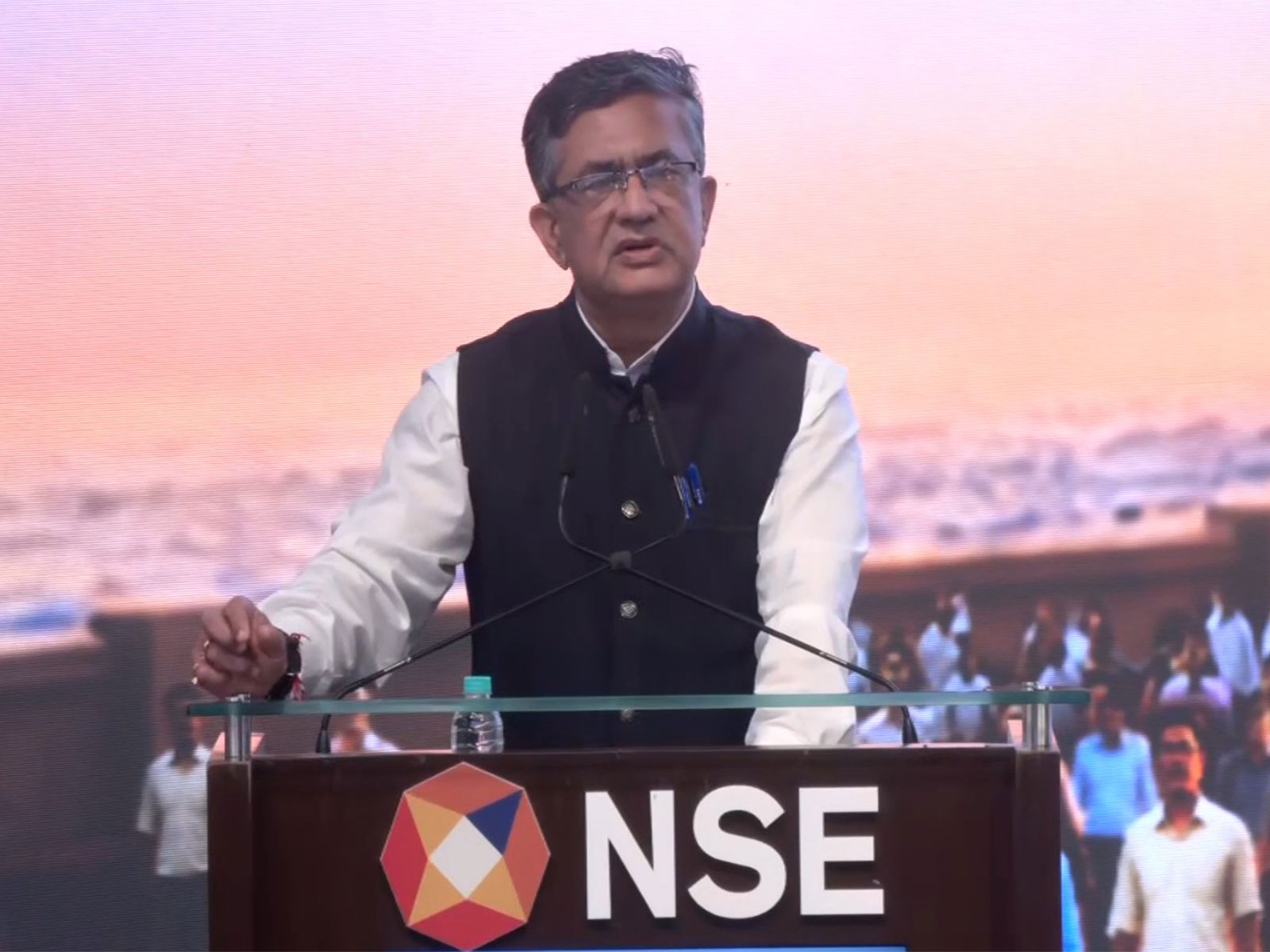 Ashishkumar Chauhan, Managing Director and CEO, NSE (Photo/ANI)