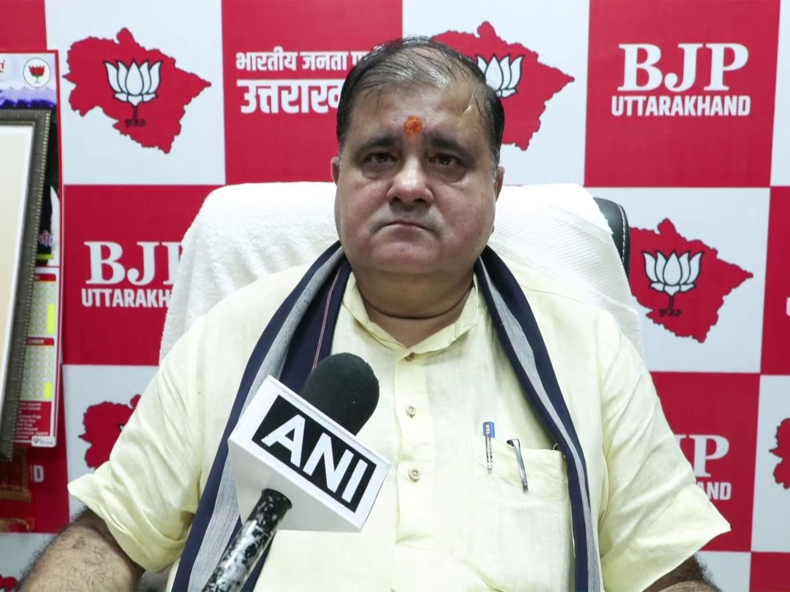 BJP Uttarakhand state president Mahendra Bhatt (Photo/ANI