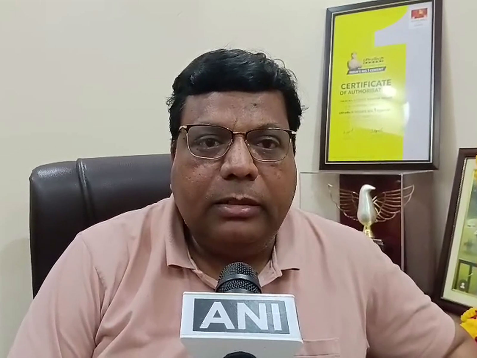  Sanjay Dwivedi, whose son Shubham Dwivedi lost his life in the attack (Photo:ANI) 