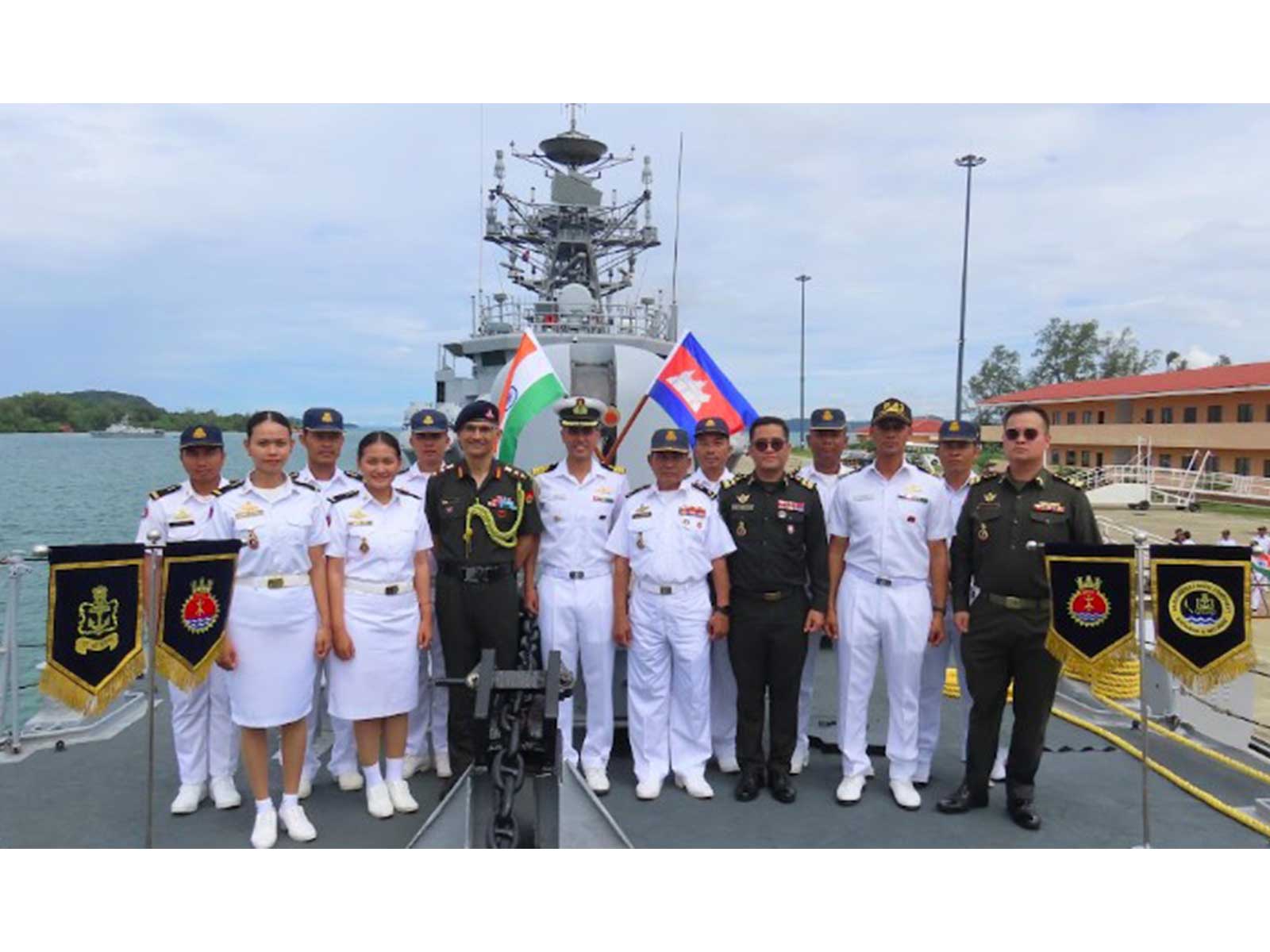 Indian Navy and the Royal Cambodian Navy (Photo/IndianNavy)