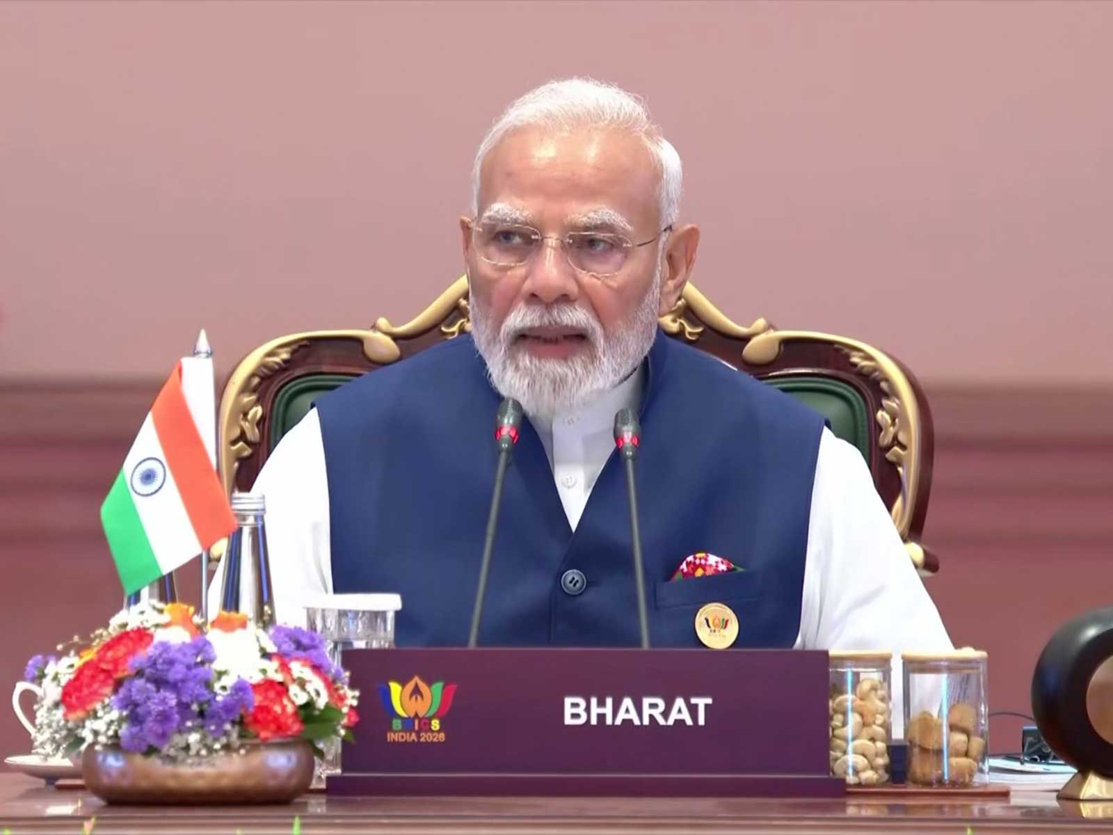 Prime Minister Narendra Modi at BRICS Summit 2026 (Photo/ANI)