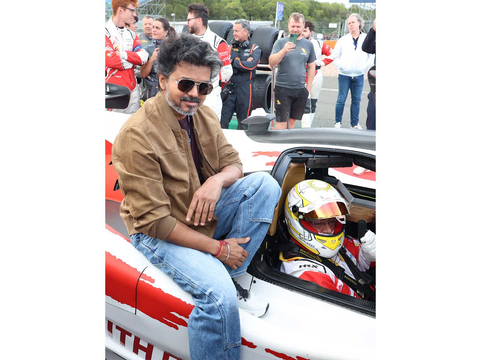 Vijay, Ajith Kumar (Photo/Instagram/@silverstonecircuit)