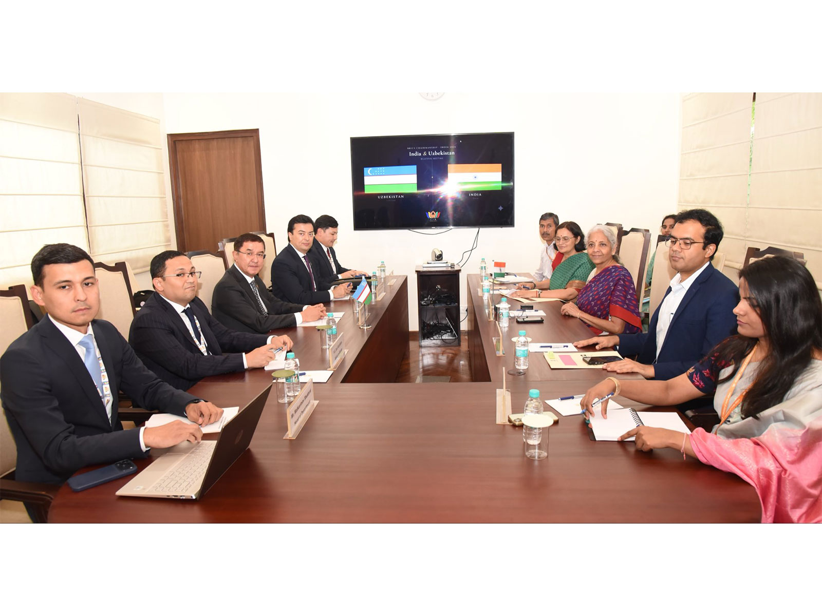 Stills from the meeting (Photo/@FinMinIndia)