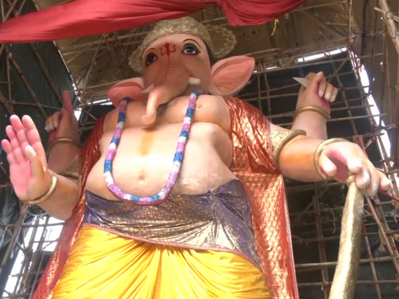 Ganesh Chaturthi celebrations in Assam (Photo/ANI)