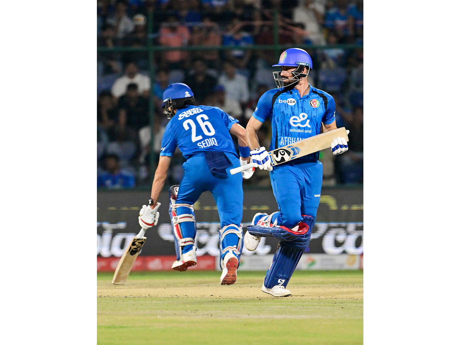 Afghanistan's Sediqullah Atal (left) and skipper Ibrahim Zadran (right) (Photo: ANI)