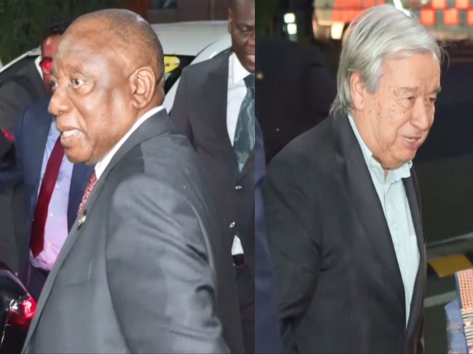 World leaders, including South African President Cyril Ramaphosa and UN Secretary-General António Guterres, depart from New Delhi following the conclusion of the 18th BRICS Summit. (Photo/ANI)