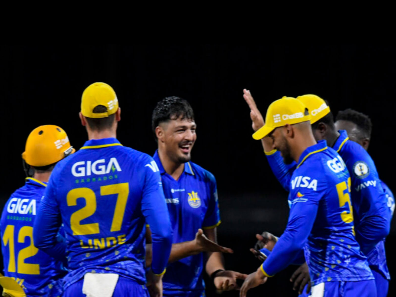Barbados Tridents players celebrating (Photo: CPL website)