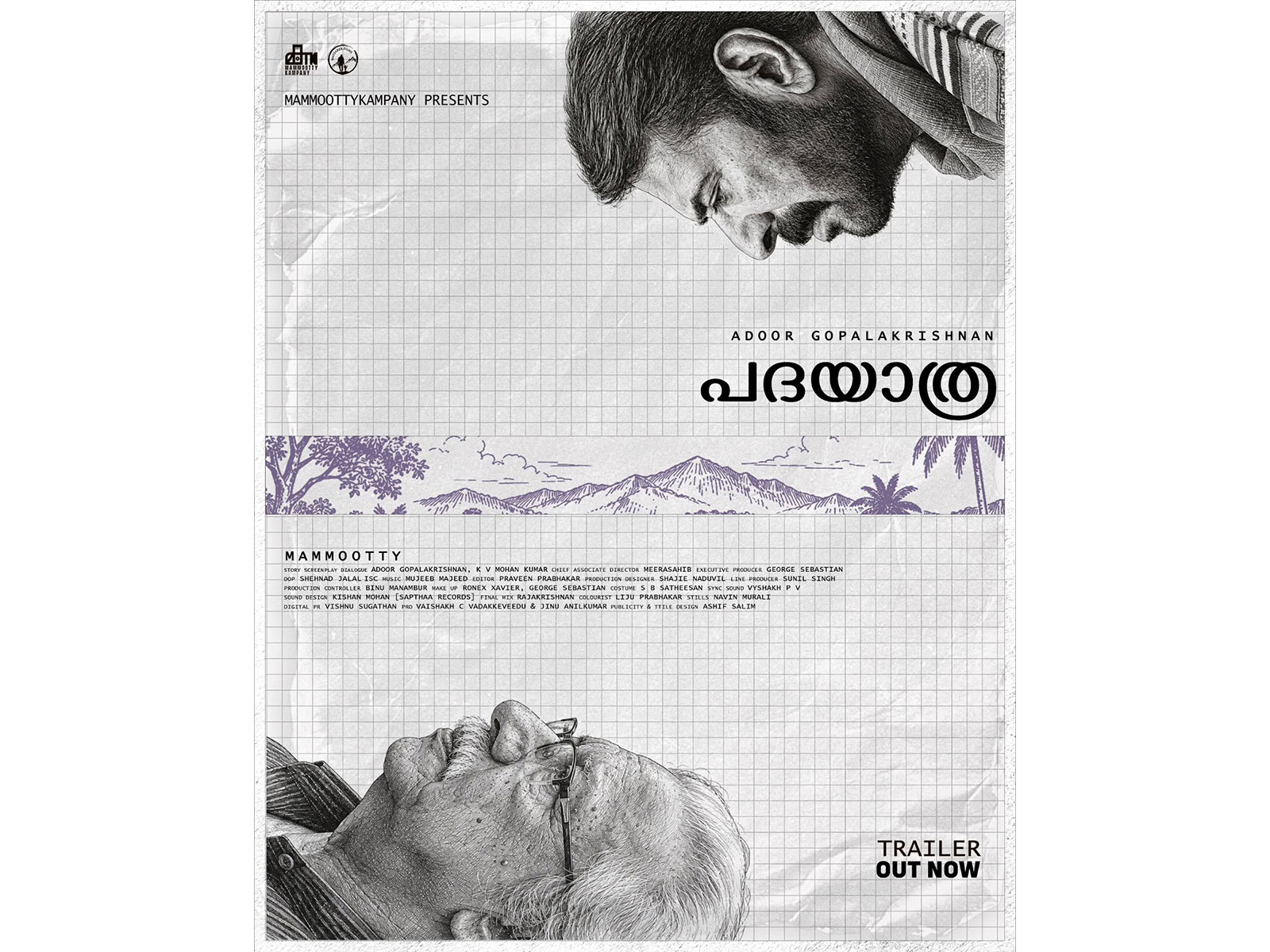Padayaatra Poster (Photo/Instagram@mammoottykampany)