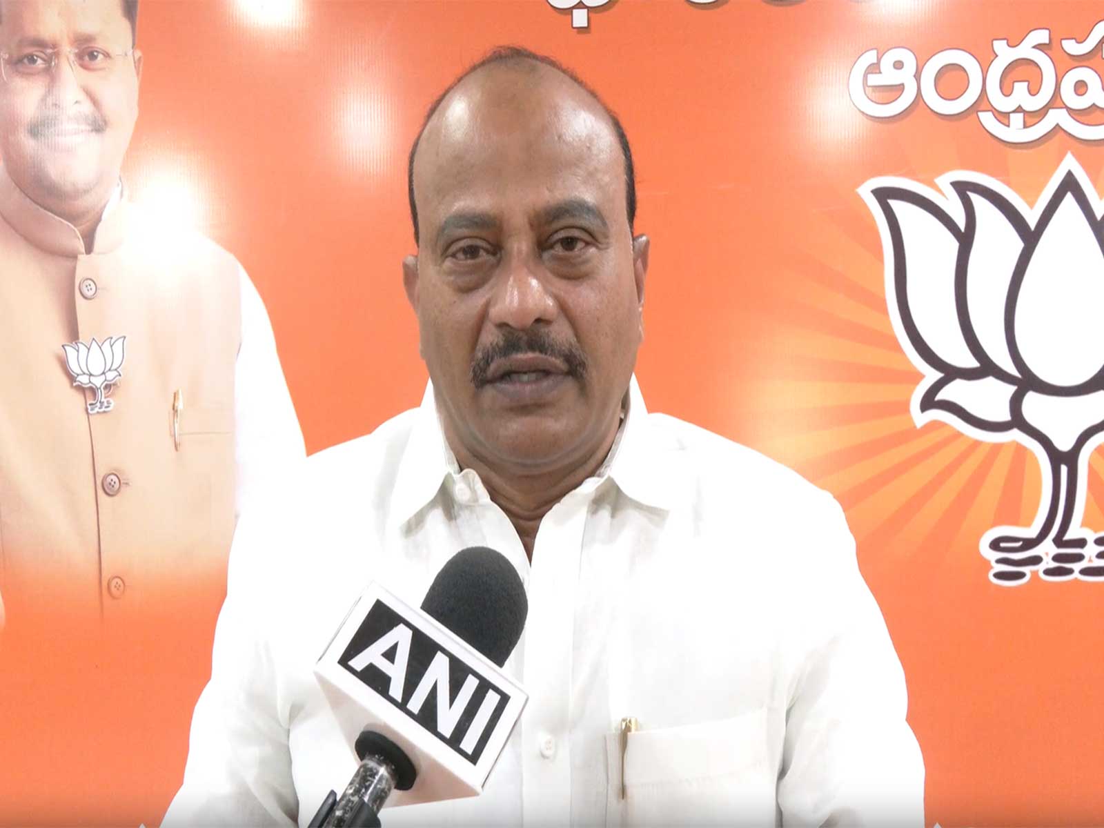 Andhra Pradesh BJP spokesperson Shaik Baji (Photo: ANI)