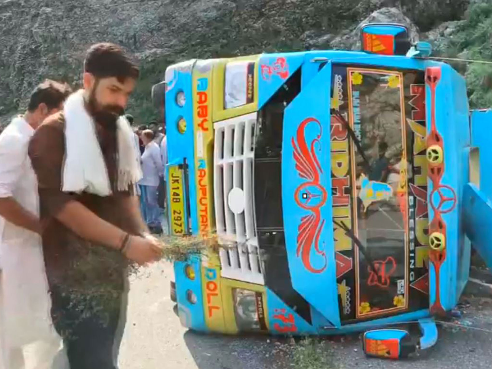 2 killed in an accident in Reasi, Jammu and Kashmir (Photo/ANI)