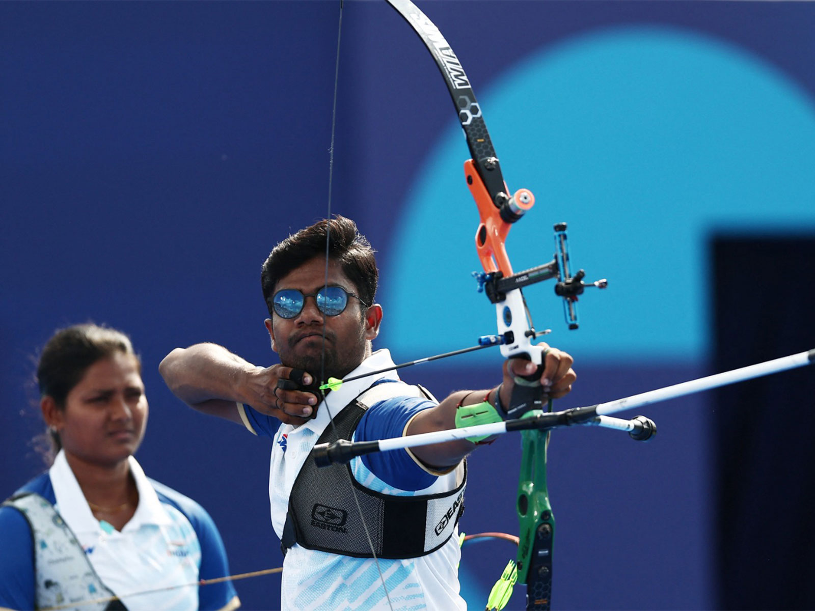 Indian recurve archer Dhiraj Bommadevara in action (Photo: Reuters)